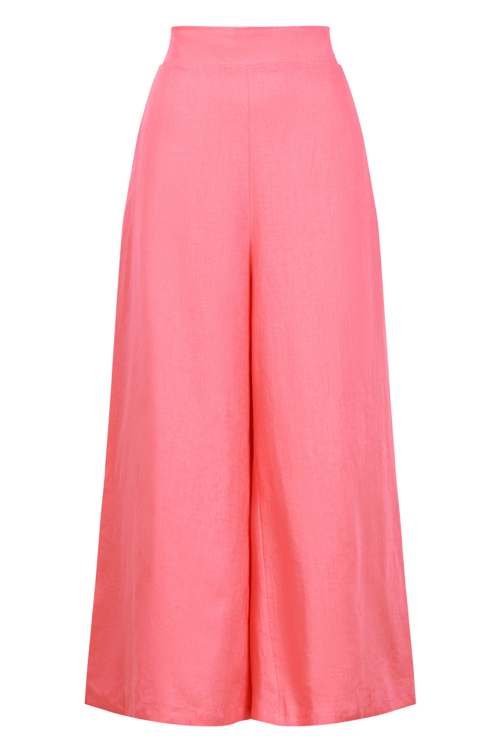 Halcyon Crop Pant - Musk - eb&ive Clothing - Pant Relaxed Crop Linen