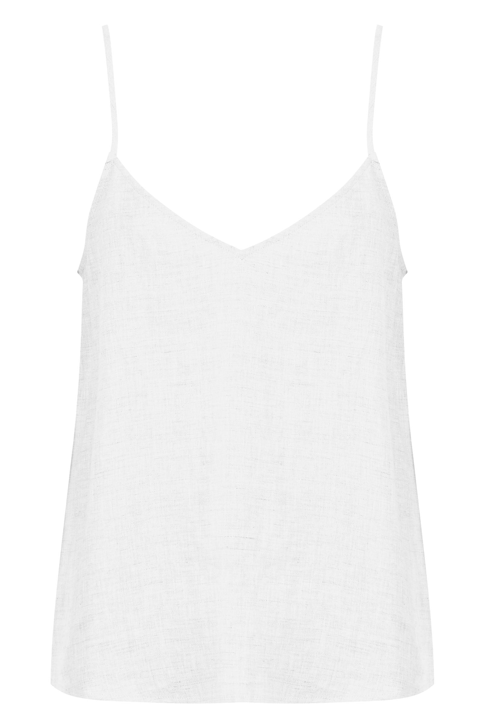 Seraphic Tank - Opal - eb&ive Clothing - Top Strappy Linen