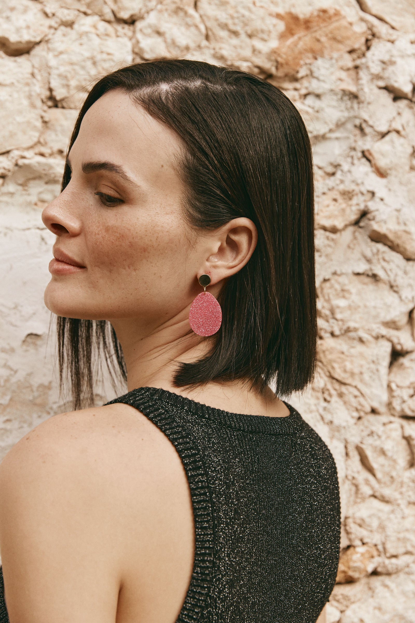 Merry Oval Earring - Musk - eb&ive Earring