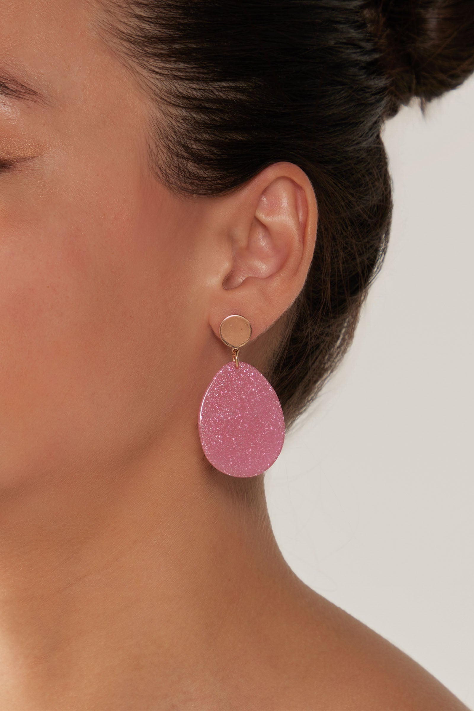 Merry Oval Earring - Musk - eb&ive Earring