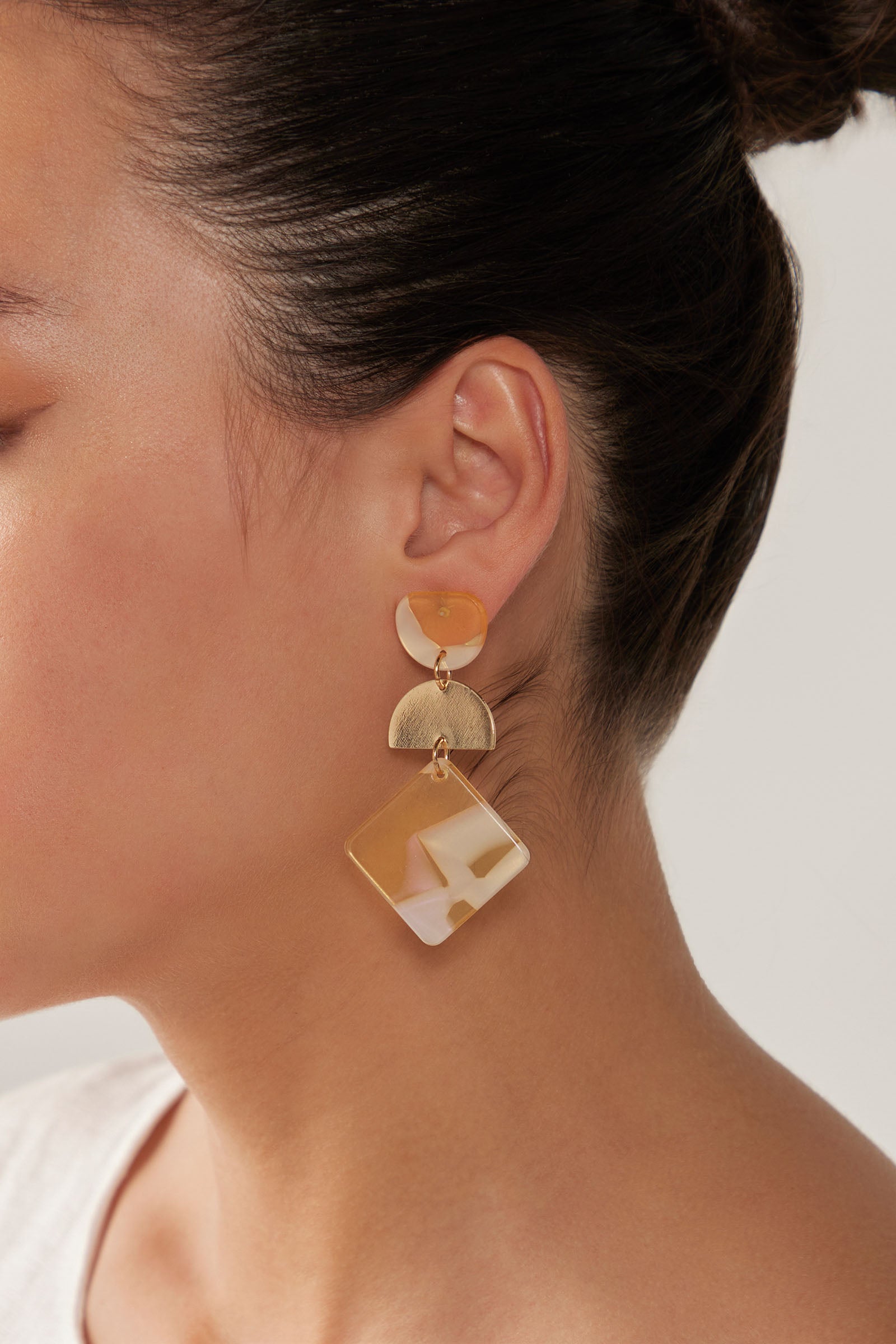 La Mer Drop Earring - Citrus - eb&ive Earring