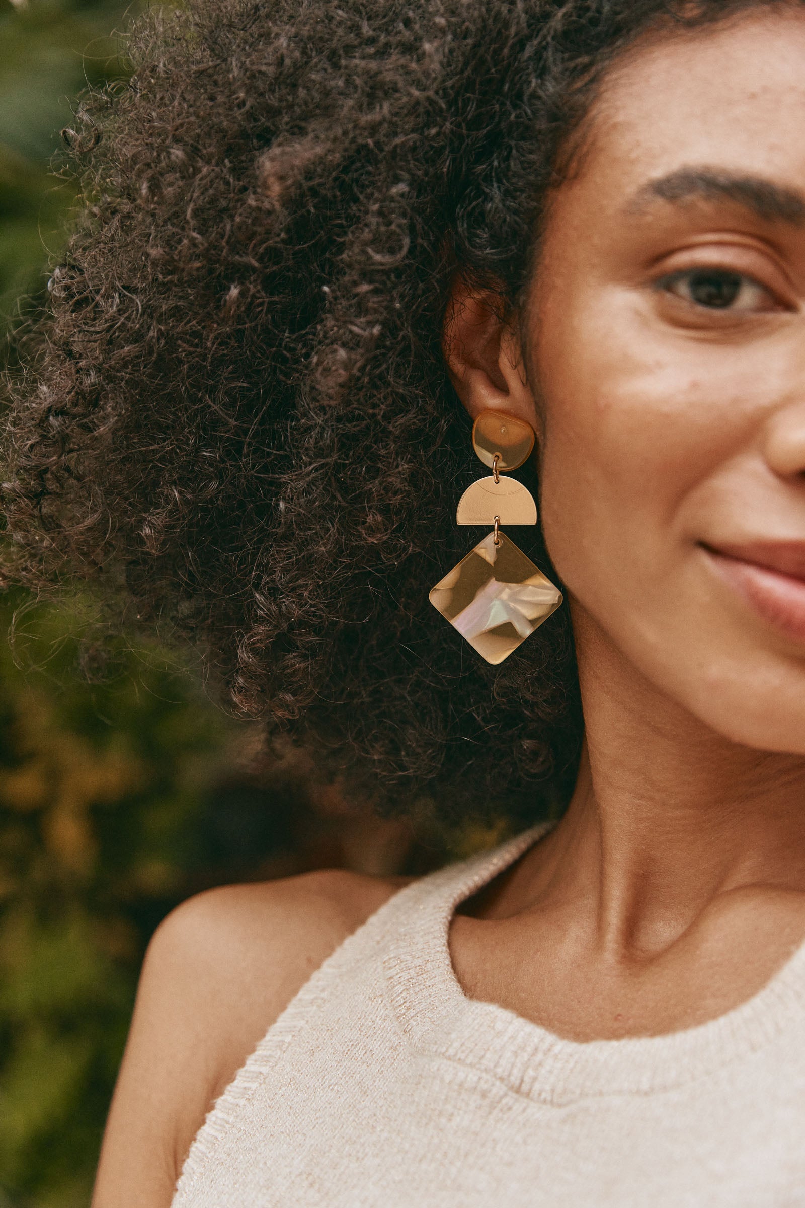La Mer Drop Earring - Citrus - eb&ive Earring