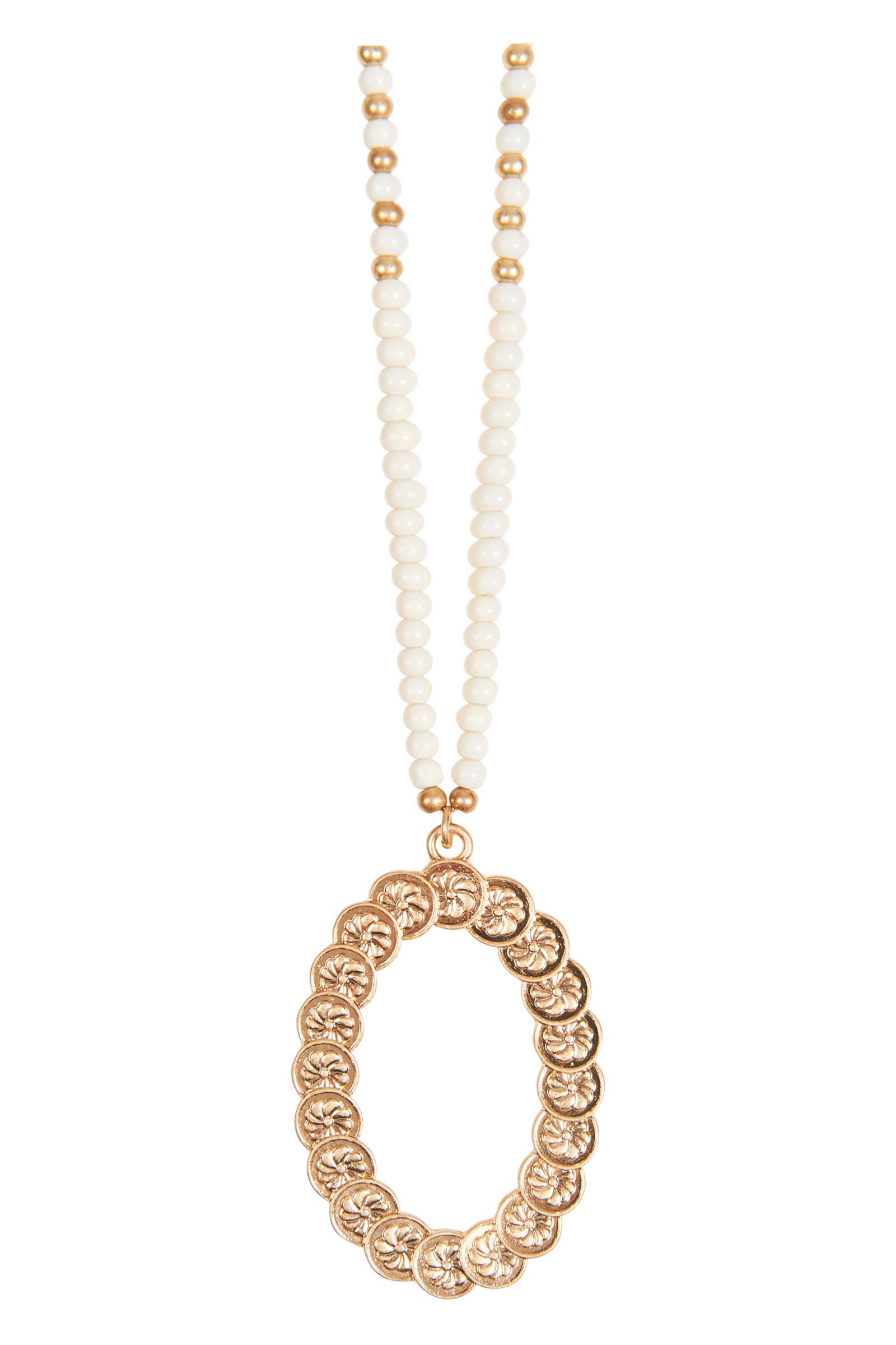 Mizu Necklace - Oval Dome - eb&ive Necklace