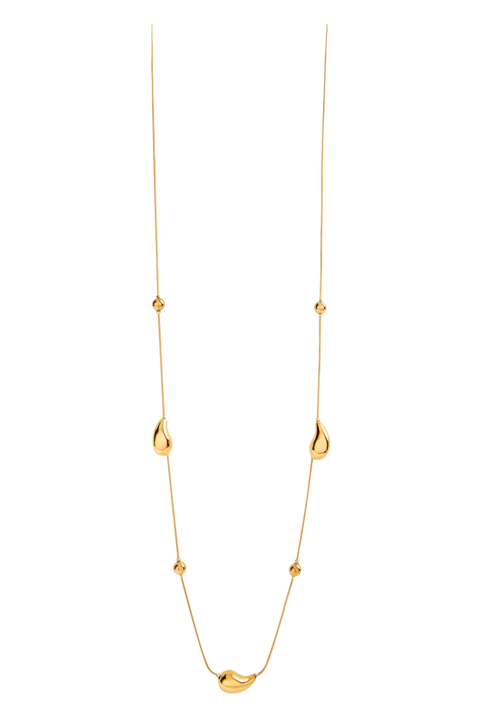Halcyon Long Necklace - Gold - eb&ive Necklace