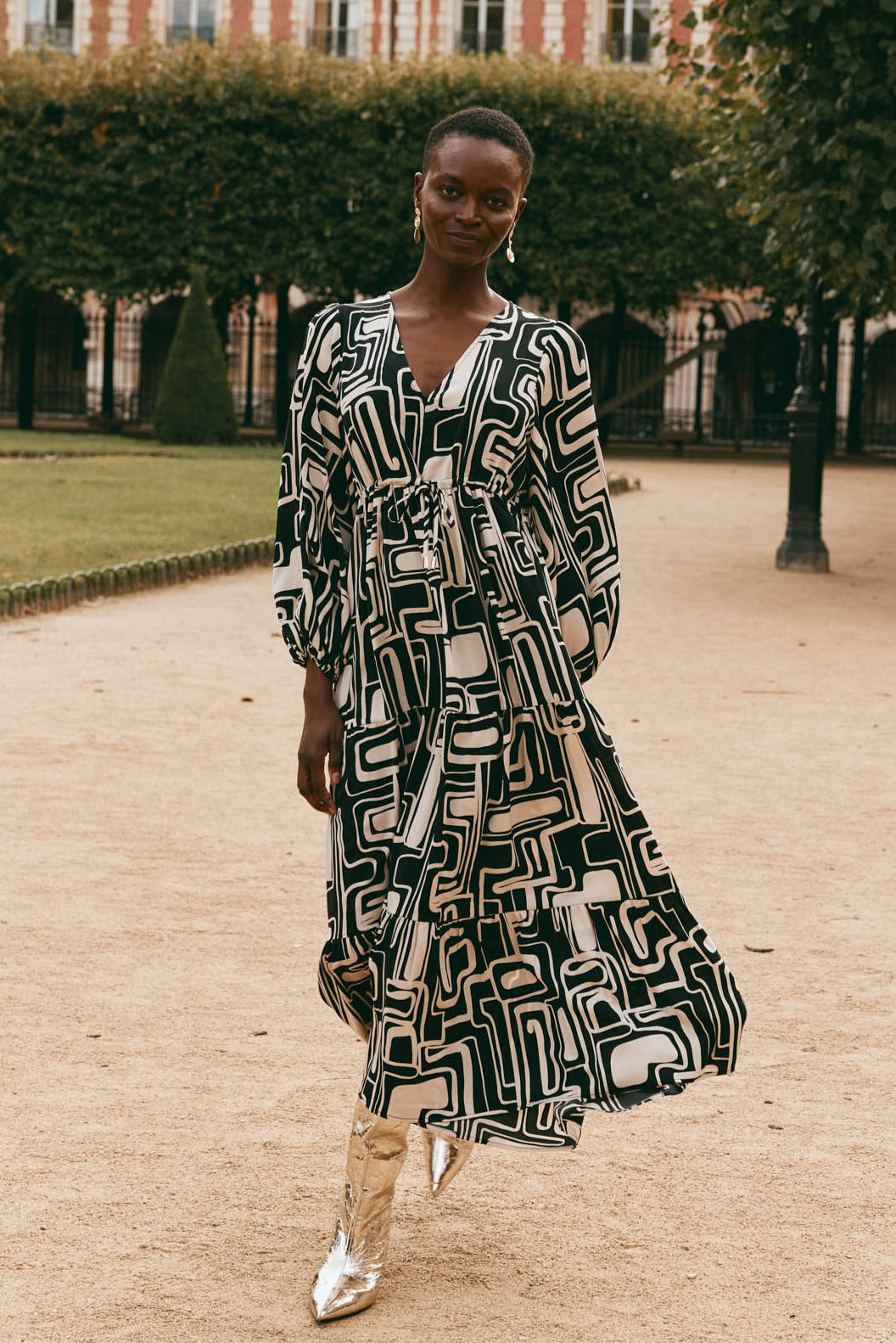 Elsie Maxi Dress - Geo