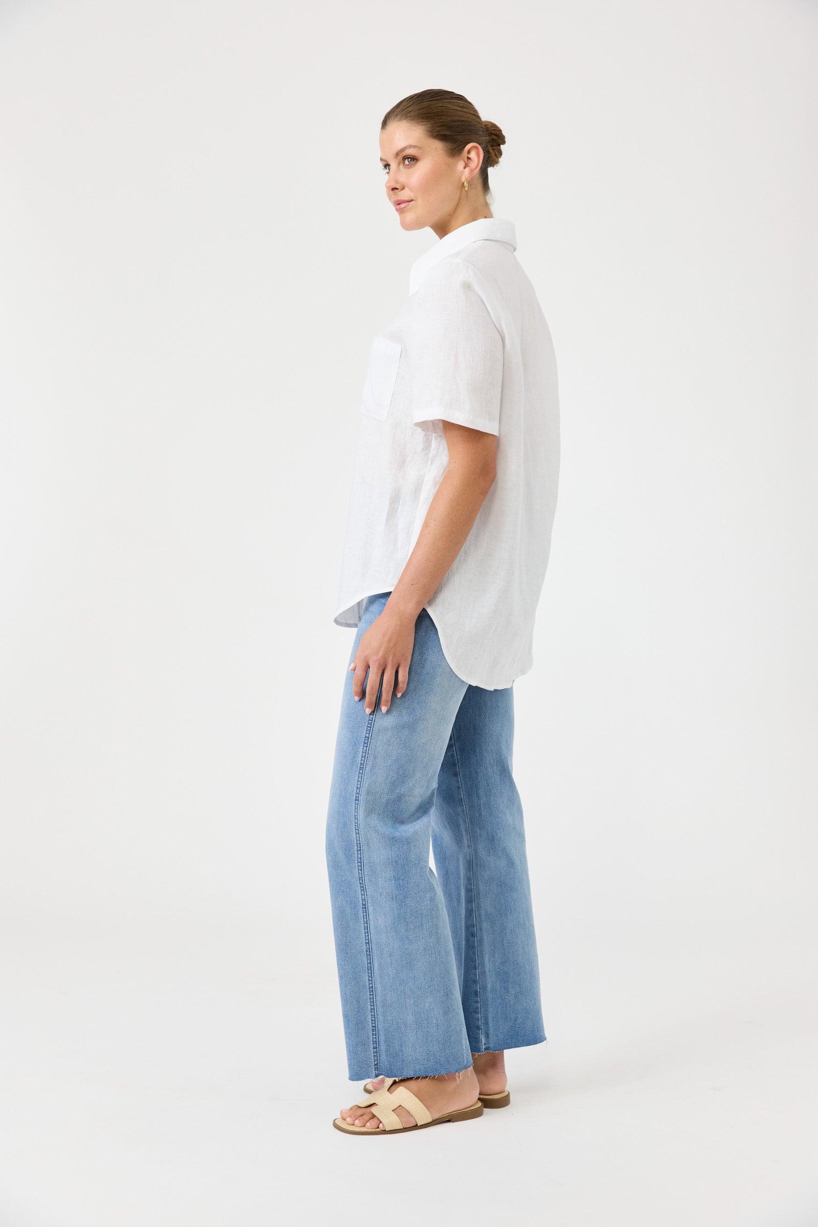 Studio Short Sleeve Shirt - White