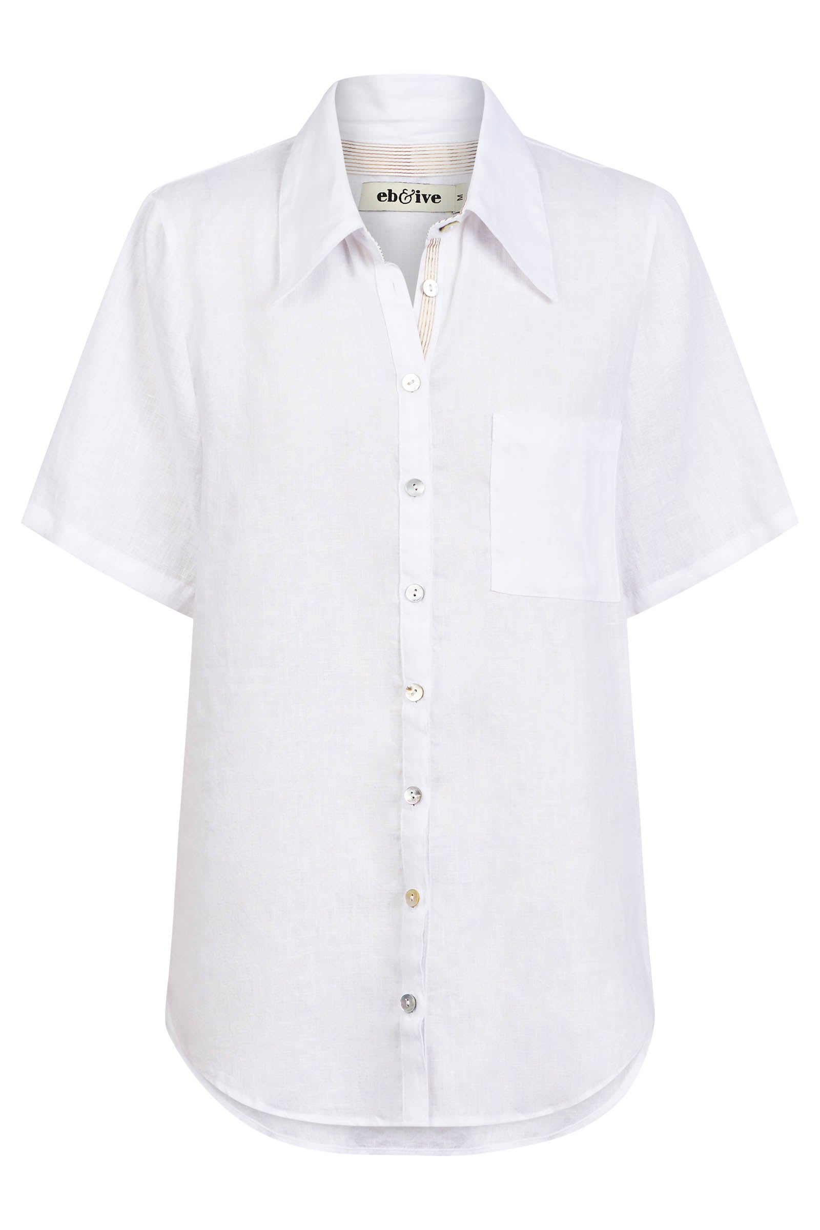 Studio Short Sleeve Shirt - White