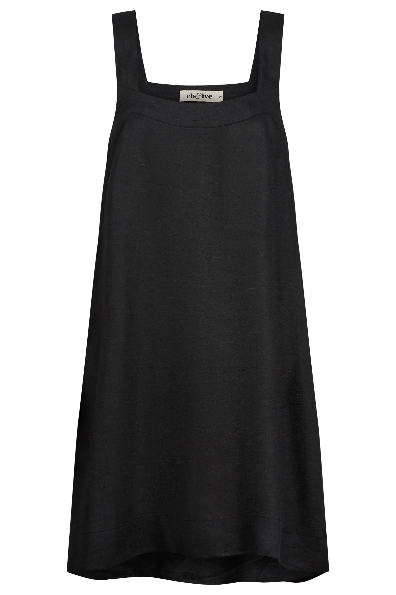 Studio Short Tank Dress - Black