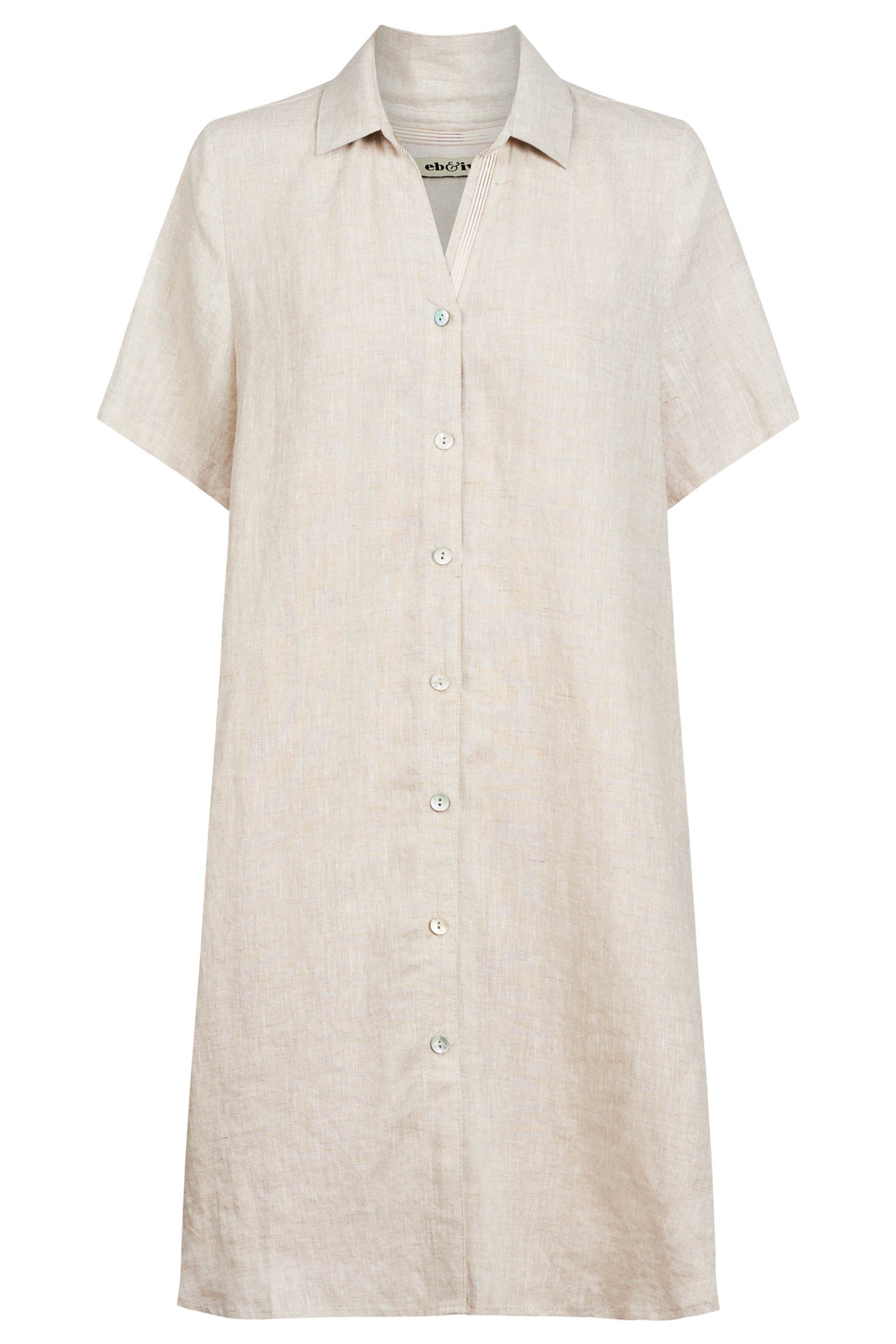 Studio Short Shirt Dress - Dune