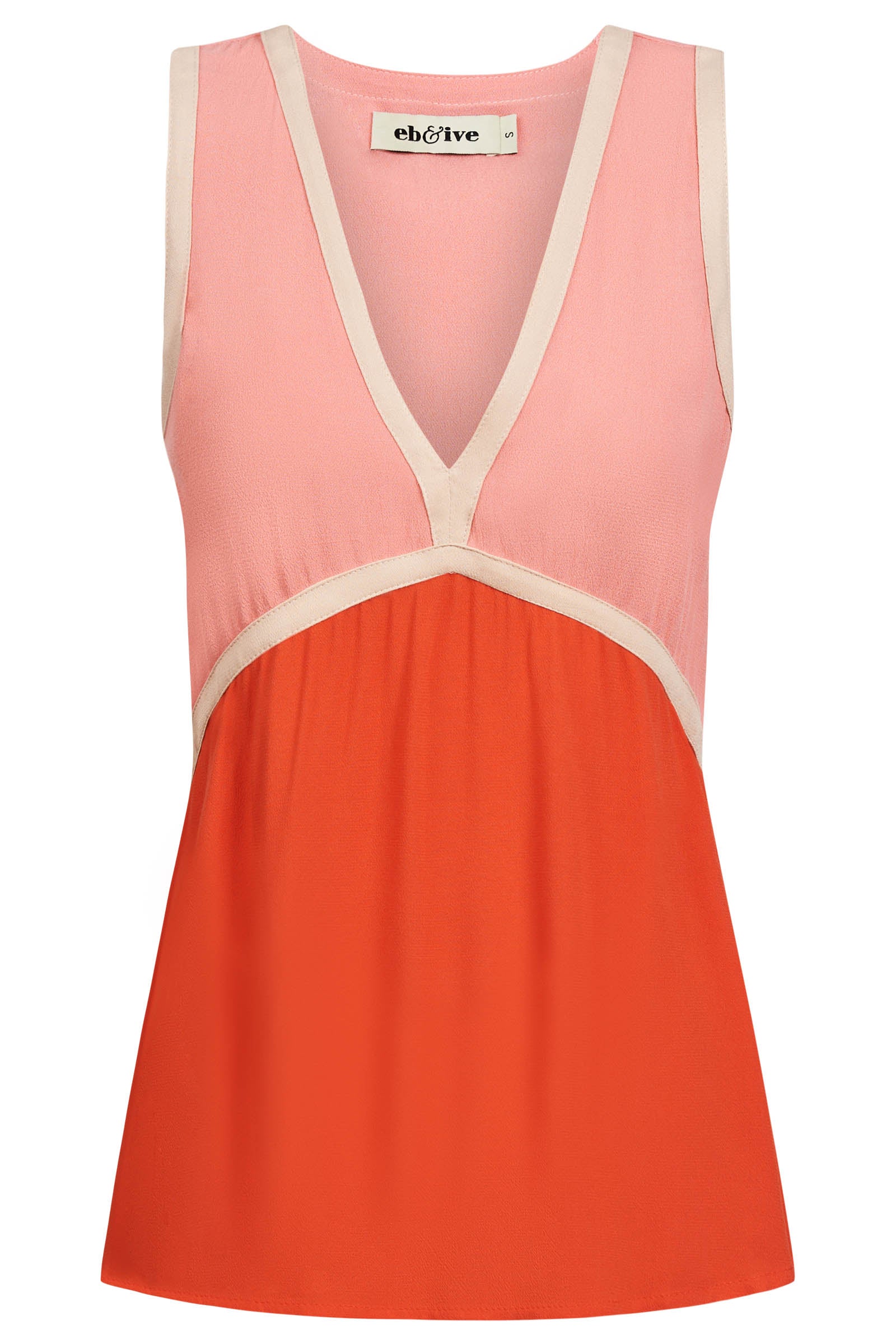 Alegria Spliced Tank - Cameo/Coral