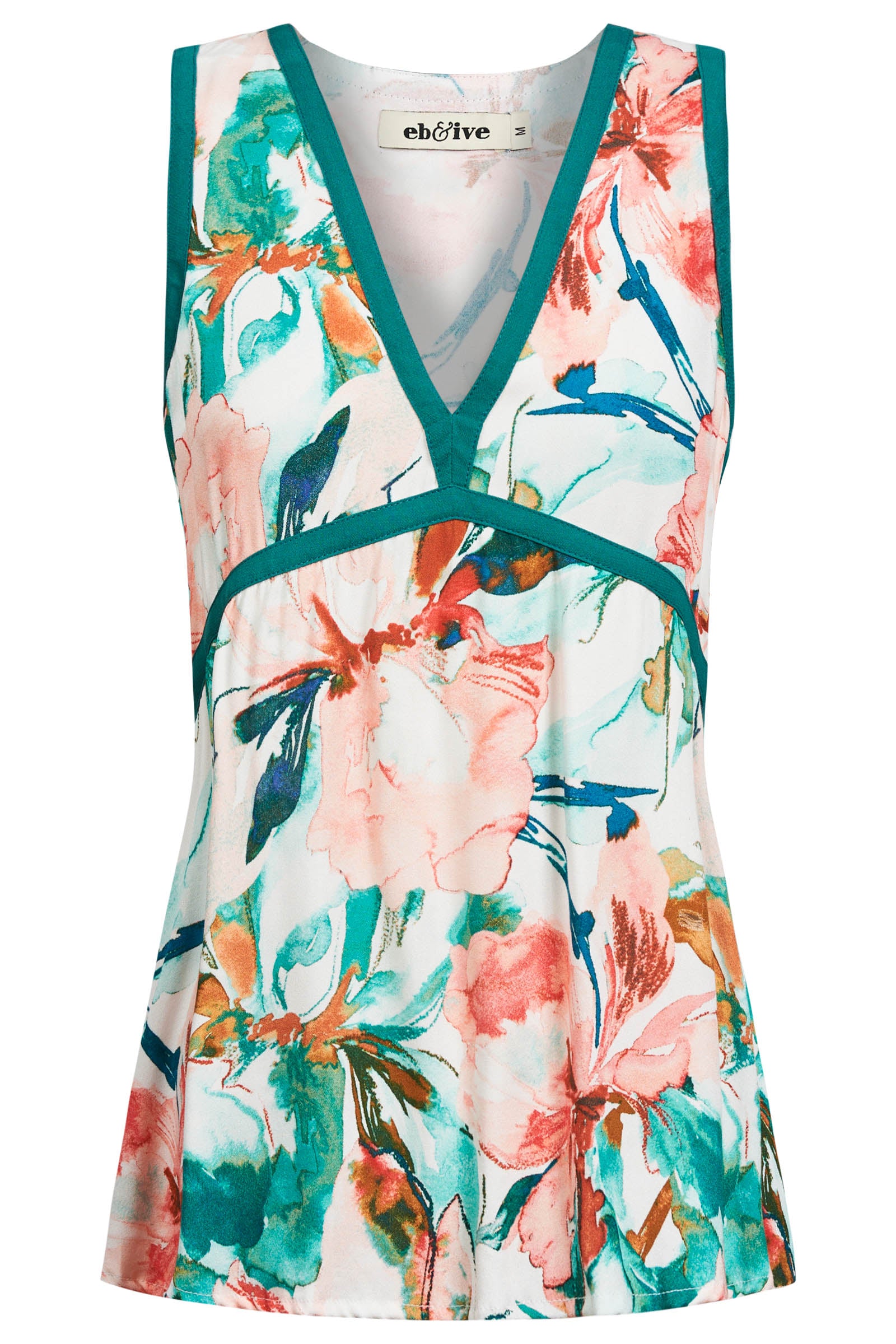Alegria Spliced Tank - Estate/Teal