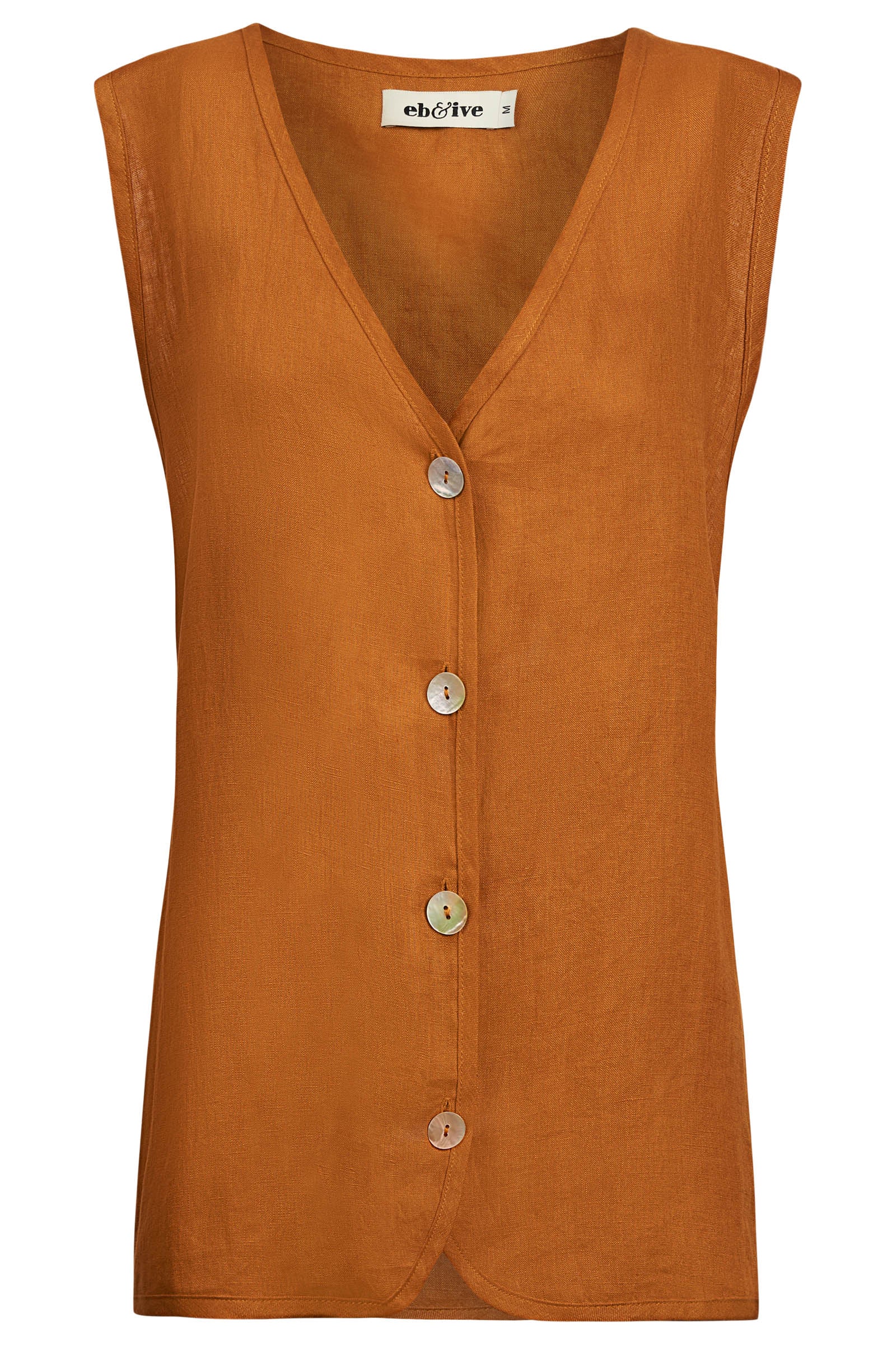 Miramar Vest - Caramel