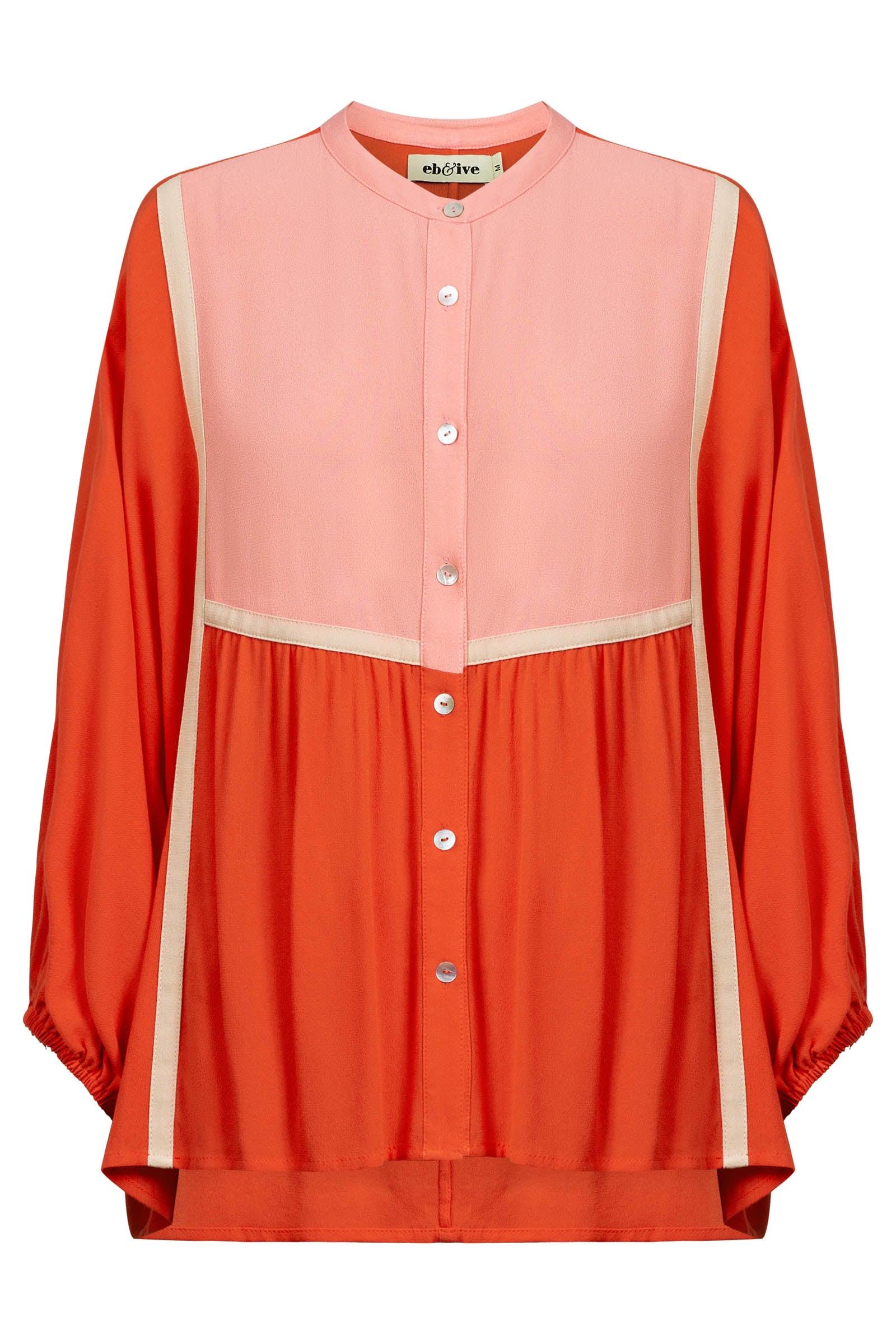 Alegria Spliced Top - Cameo/Coral
