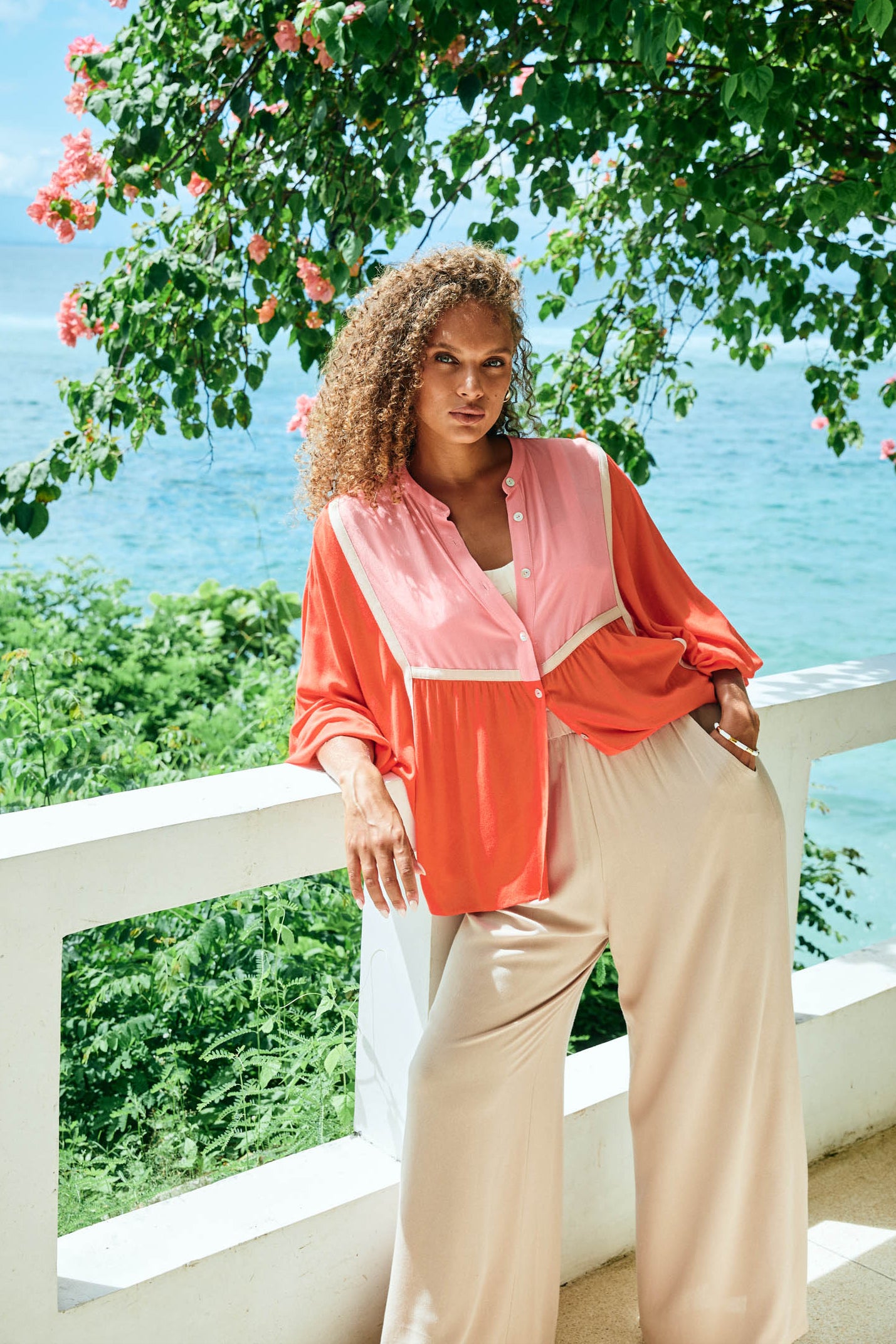 Alegria Palazzo Pant - Stone
