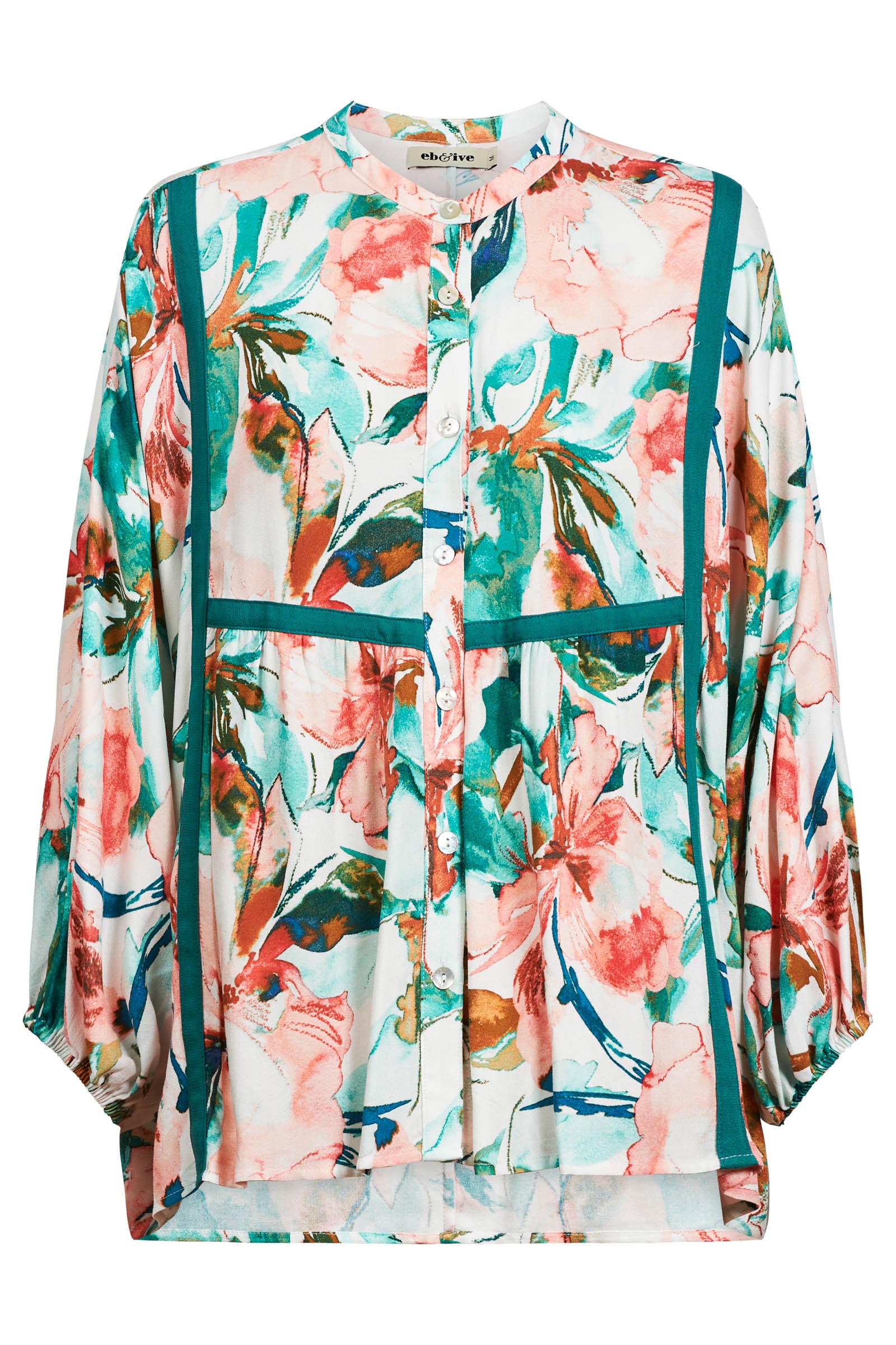 Alegria Spliced Top - Estate/Teal