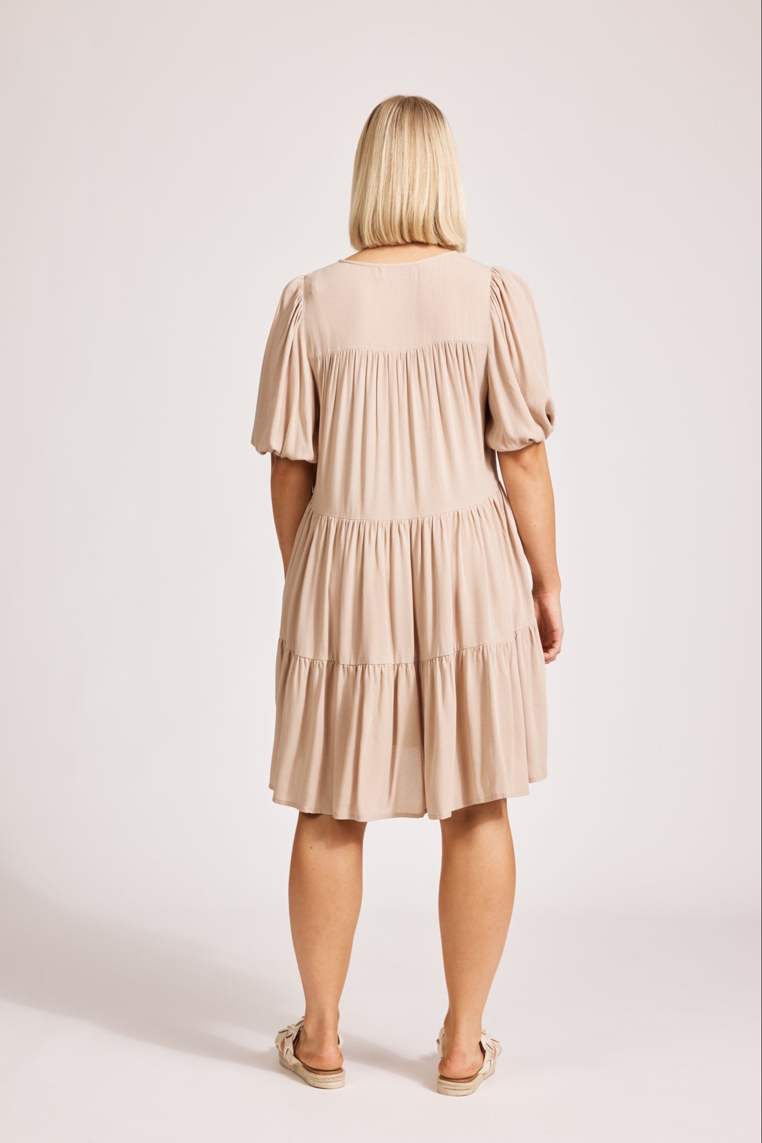 Alegria Midi Dress - Stone