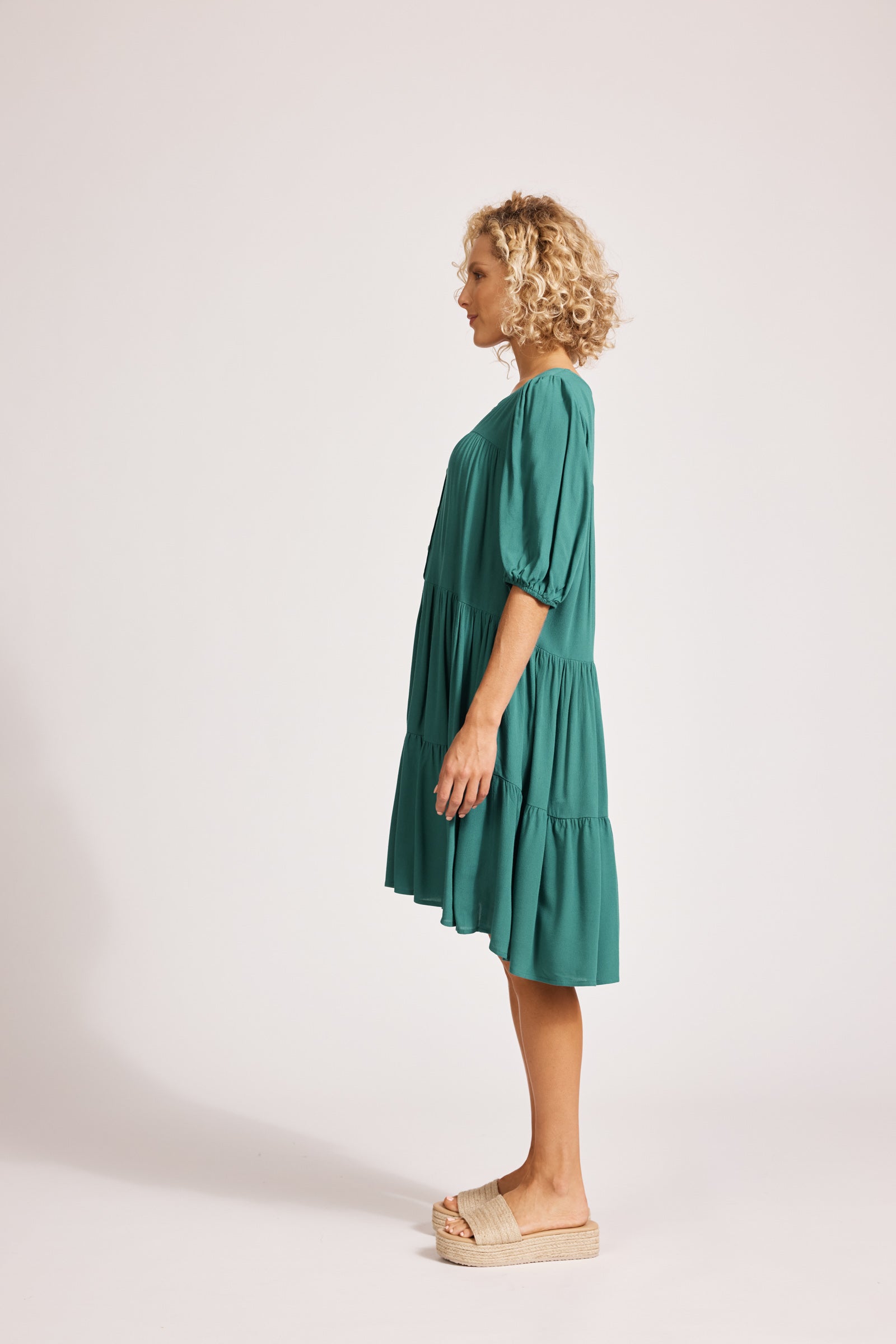 Alegria Midi Dress - Lagoon