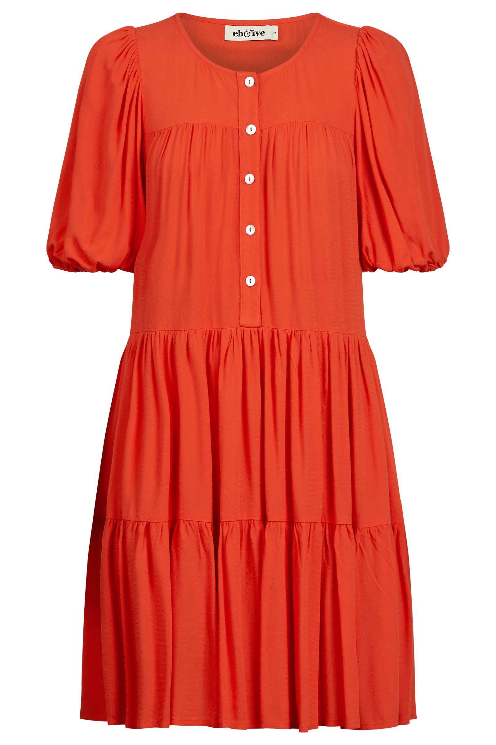 Alegria Midi Dress - Coral