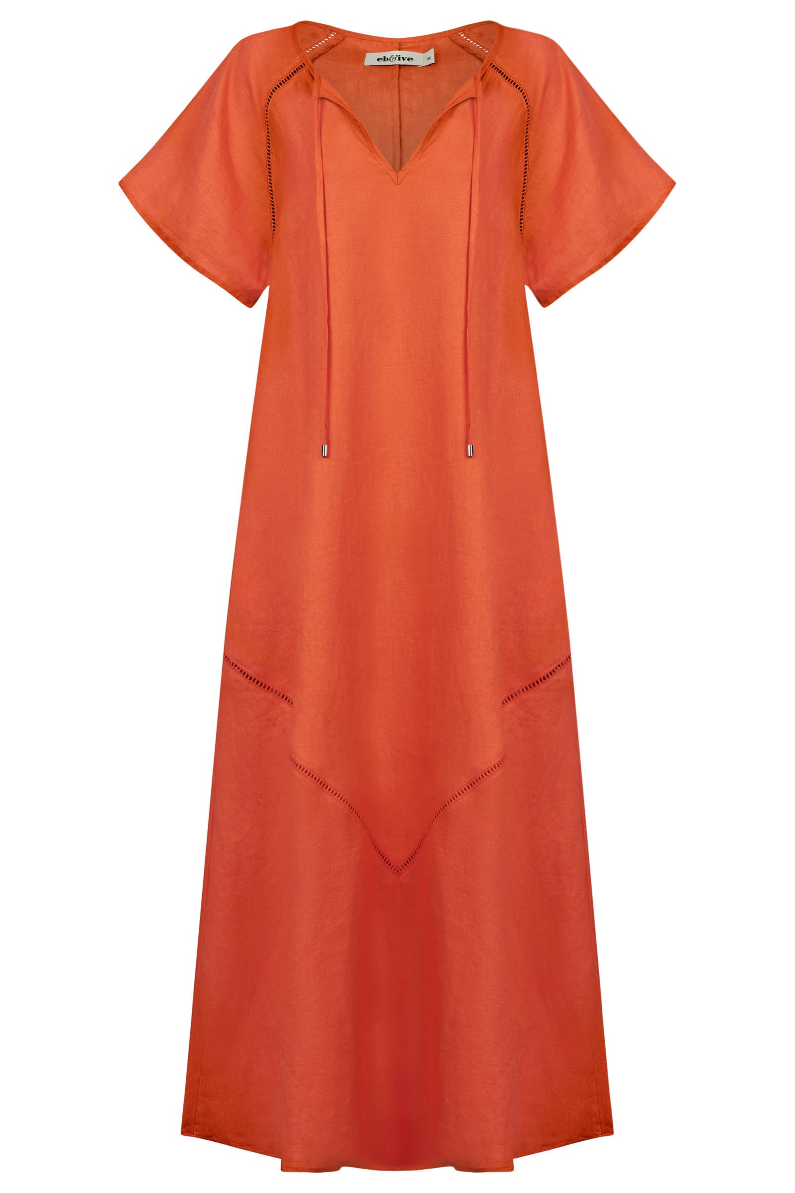 Miramar Maxi Dress - Coral