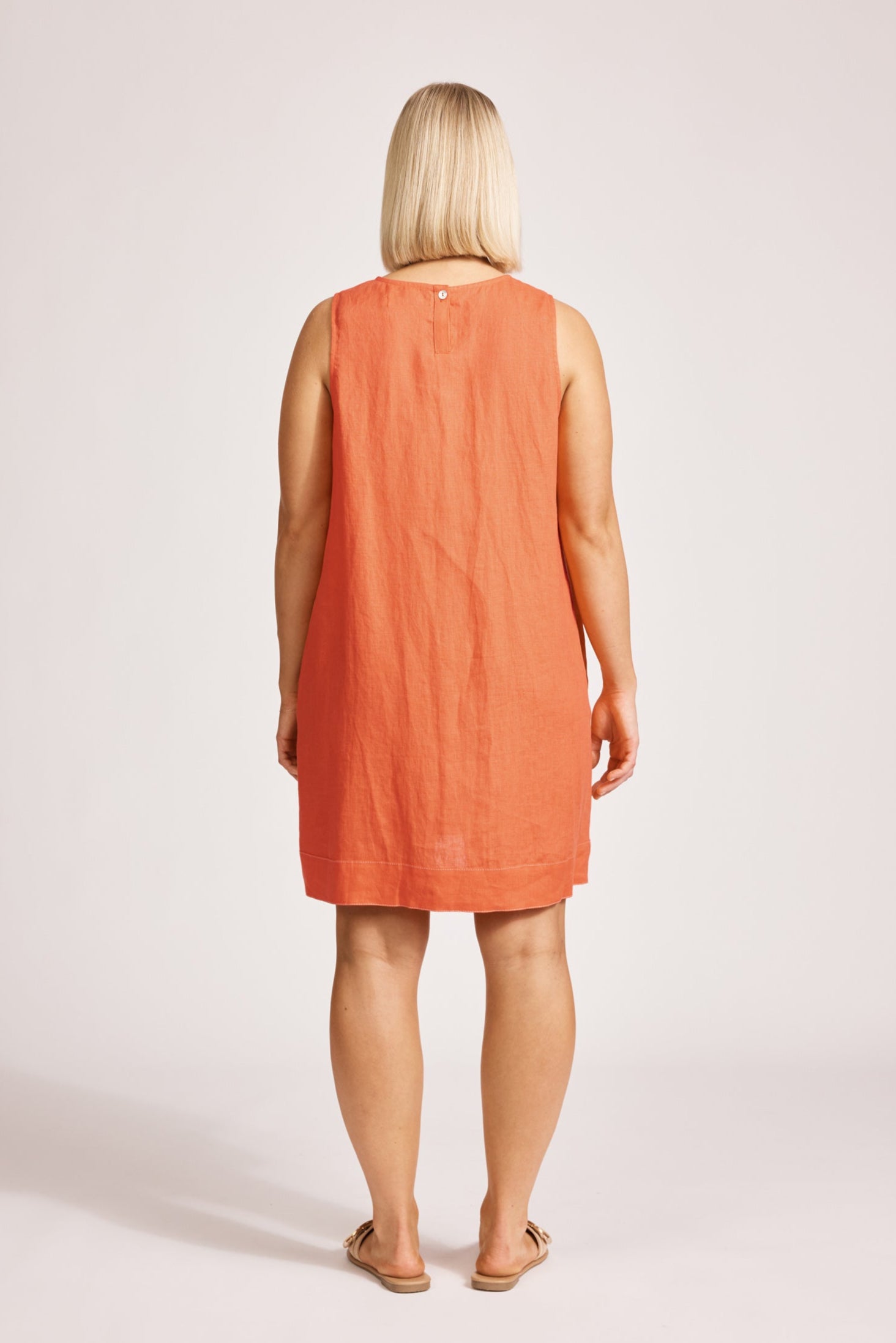 Miramar Tank Dress - Coral
