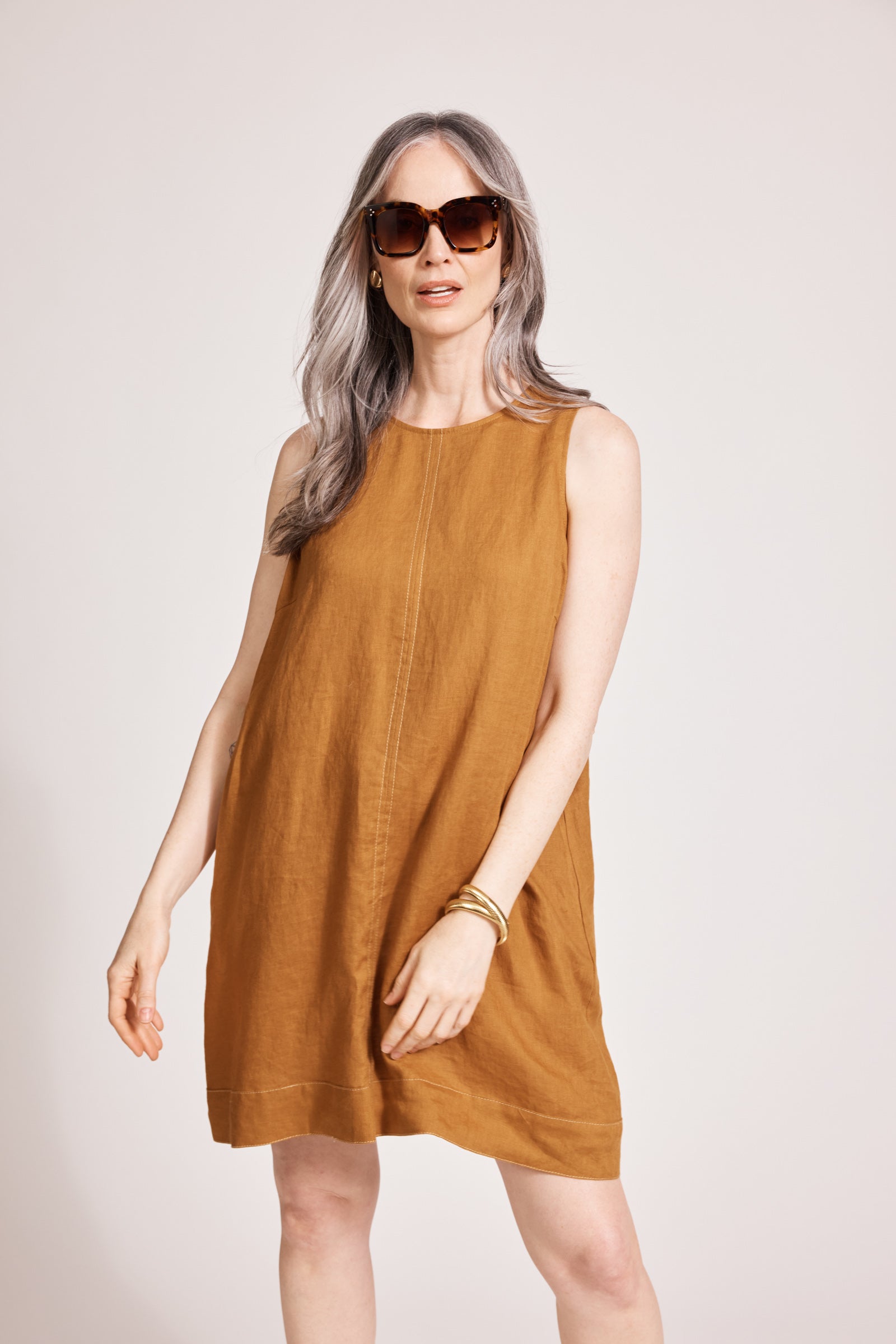 Miramar Tank Dress - Caramel