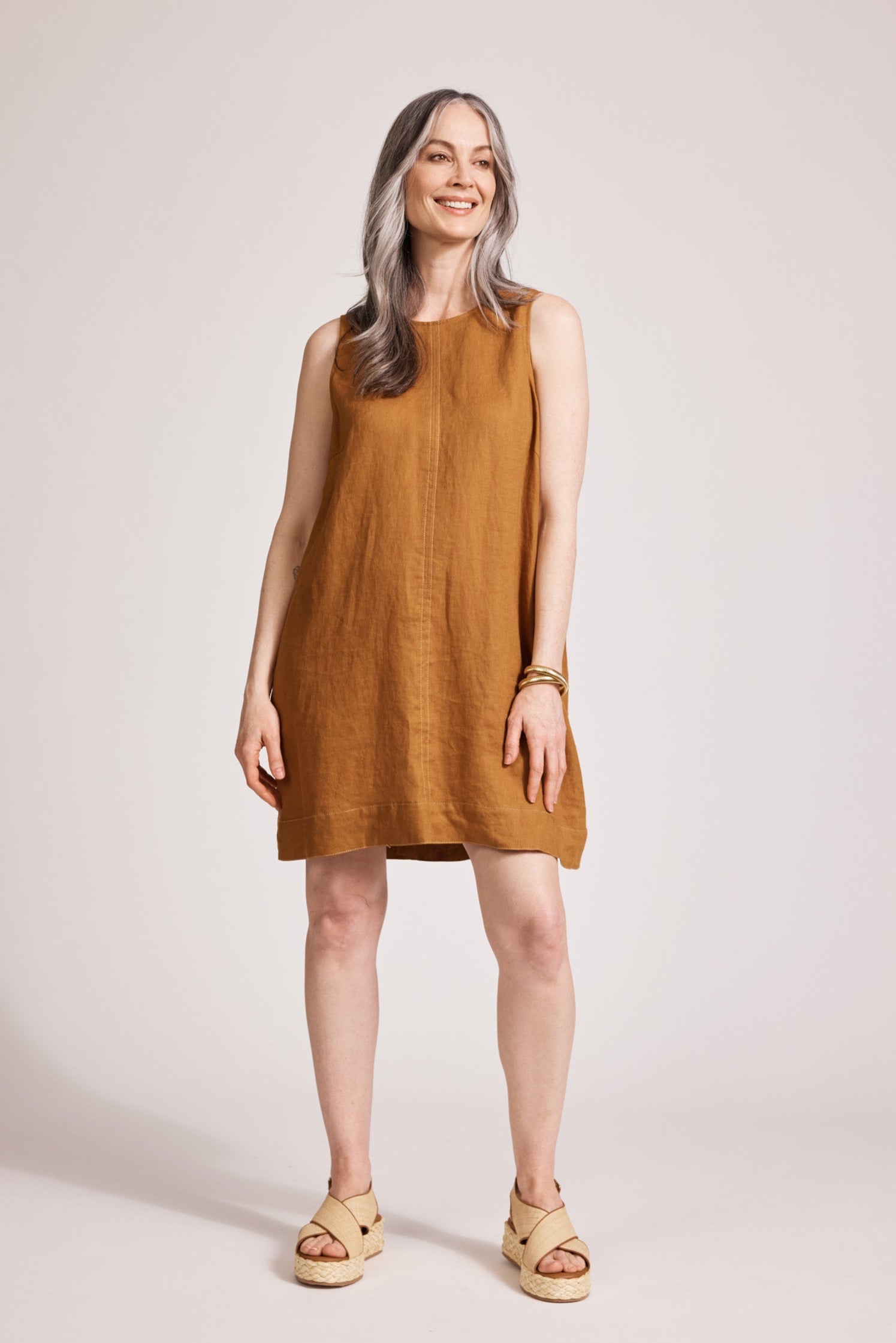 Miramar Tank Dress - Caramel