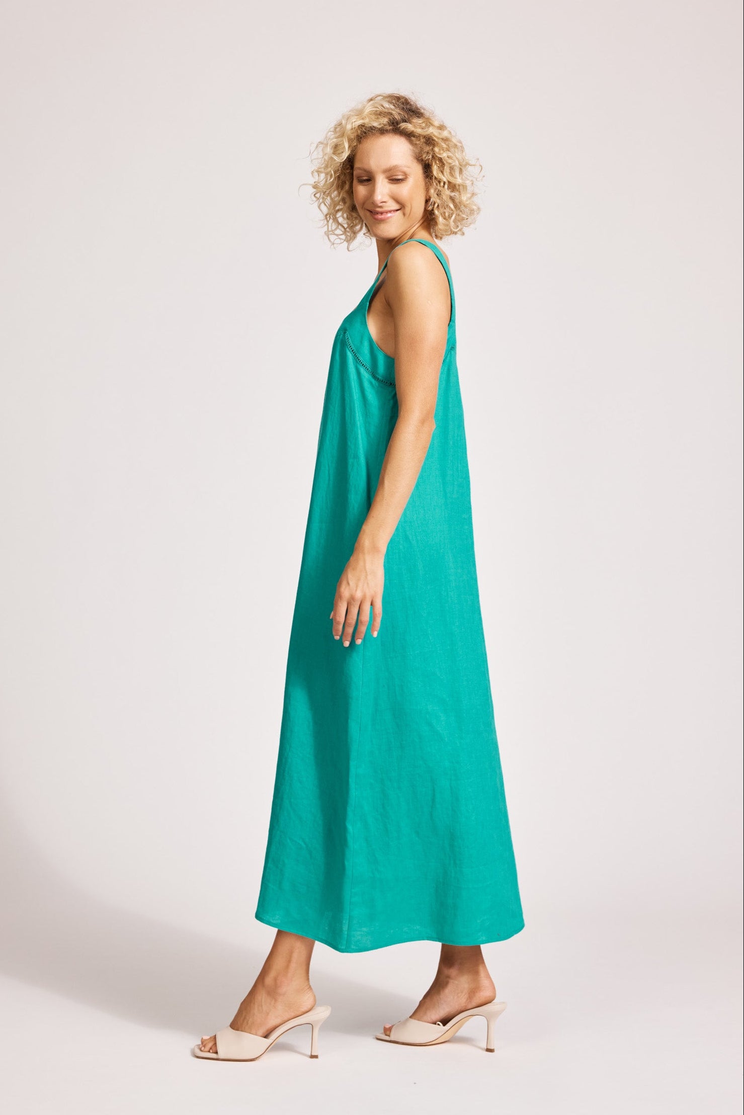 Miramar Tank Maxi Dress - Lagoon
