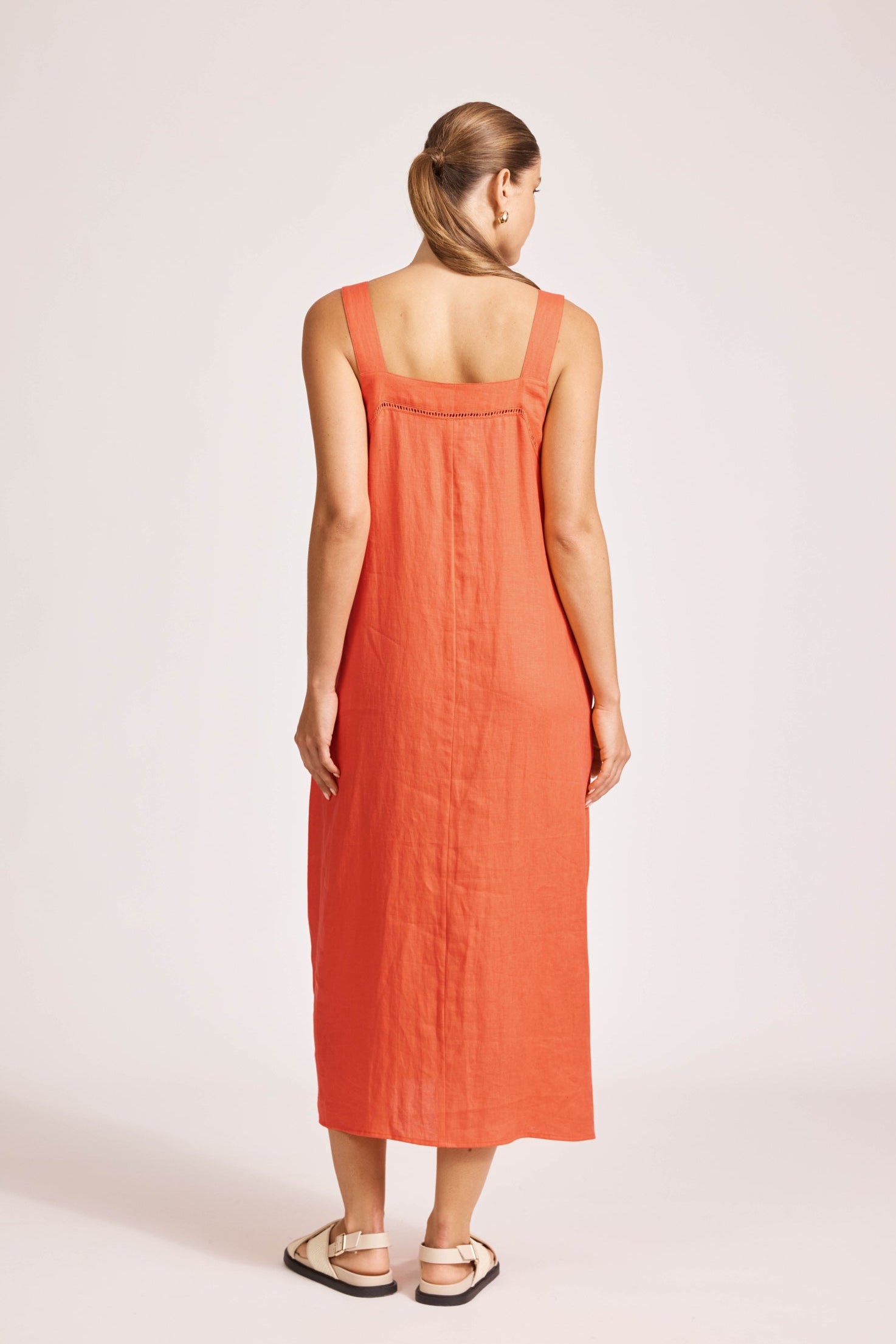 Miramar Tank Maxi Dress - Coral