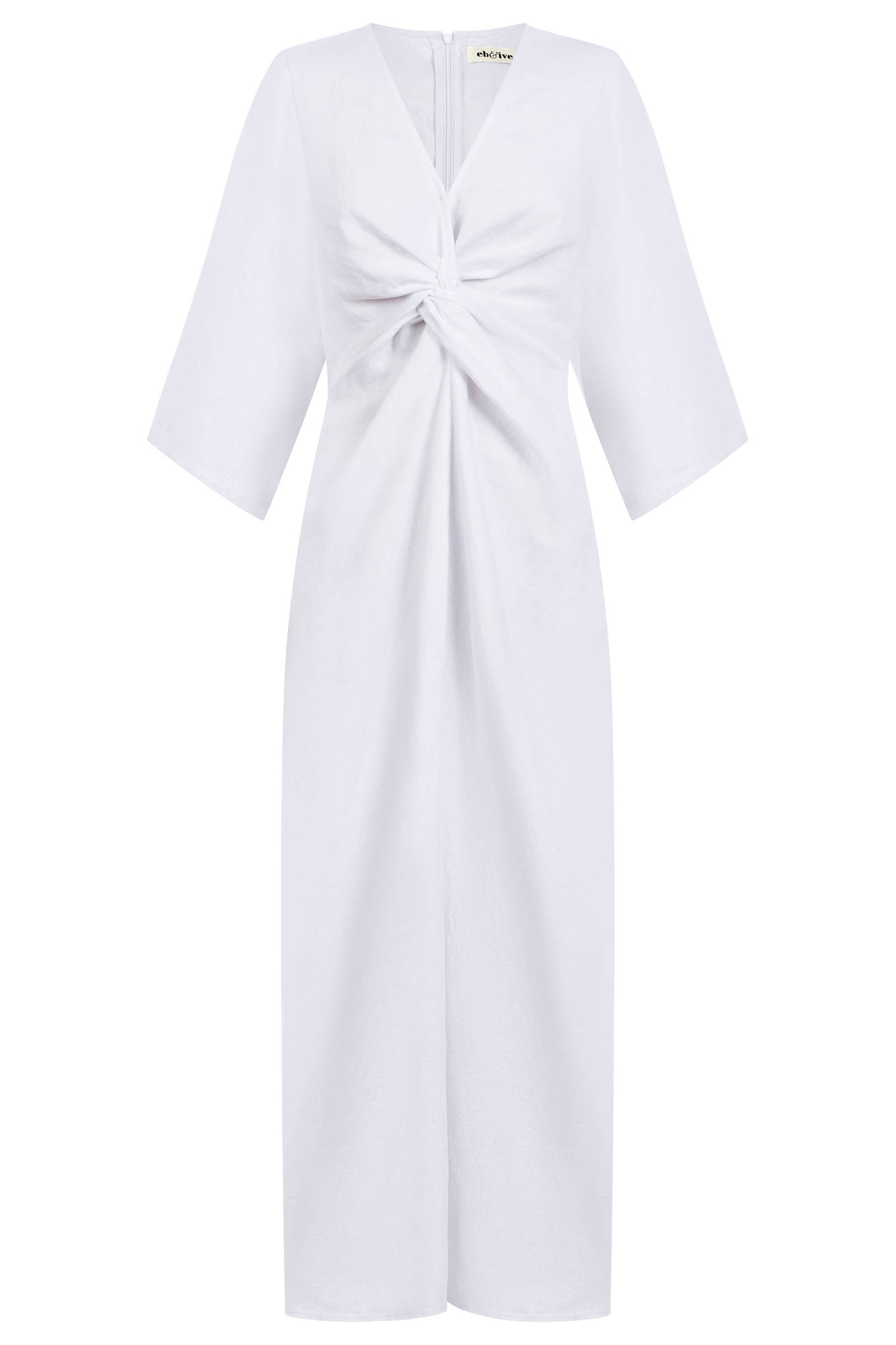 Miramar Twist Maxi Dress - White