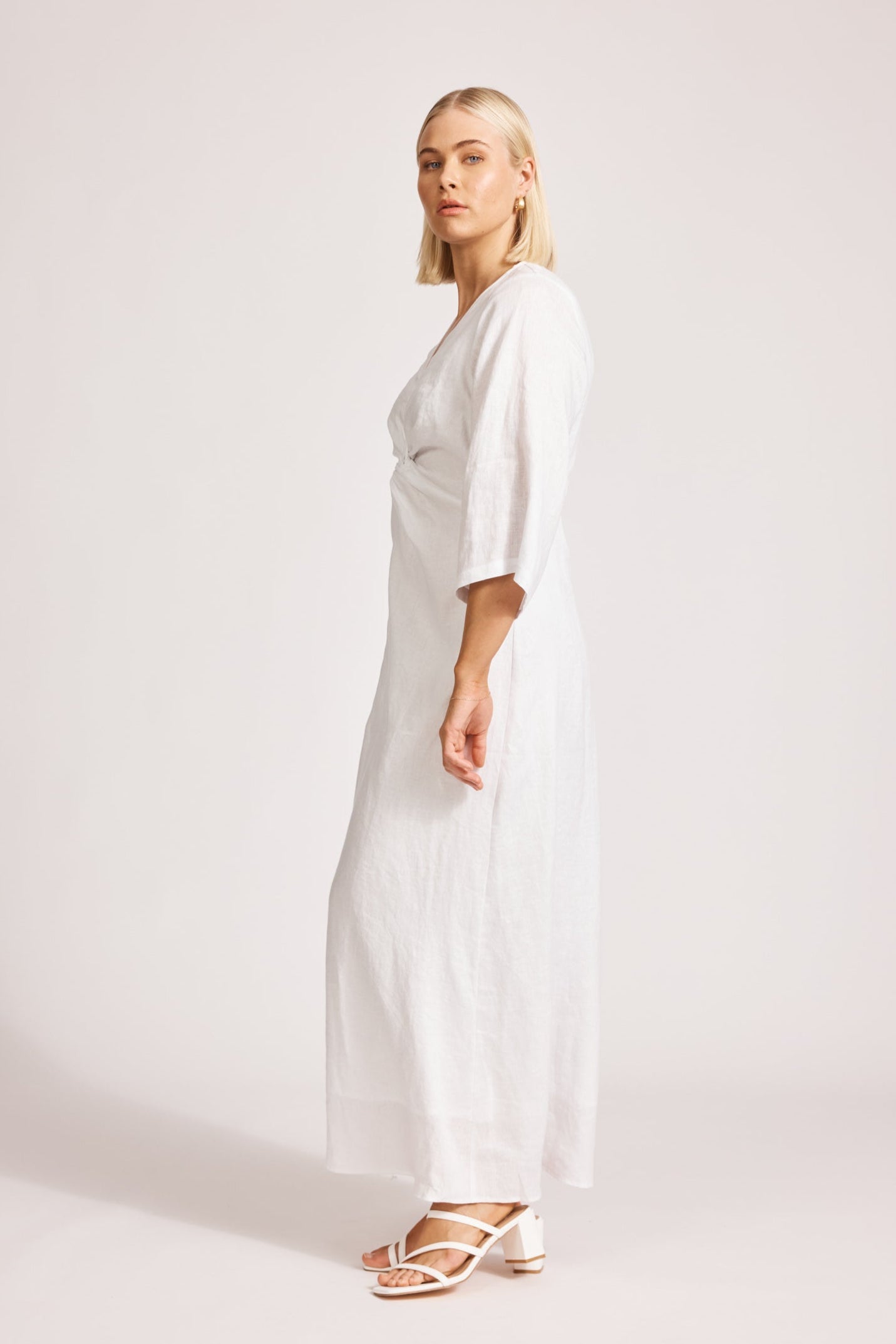 Miramar Twist Maxi Dress - White