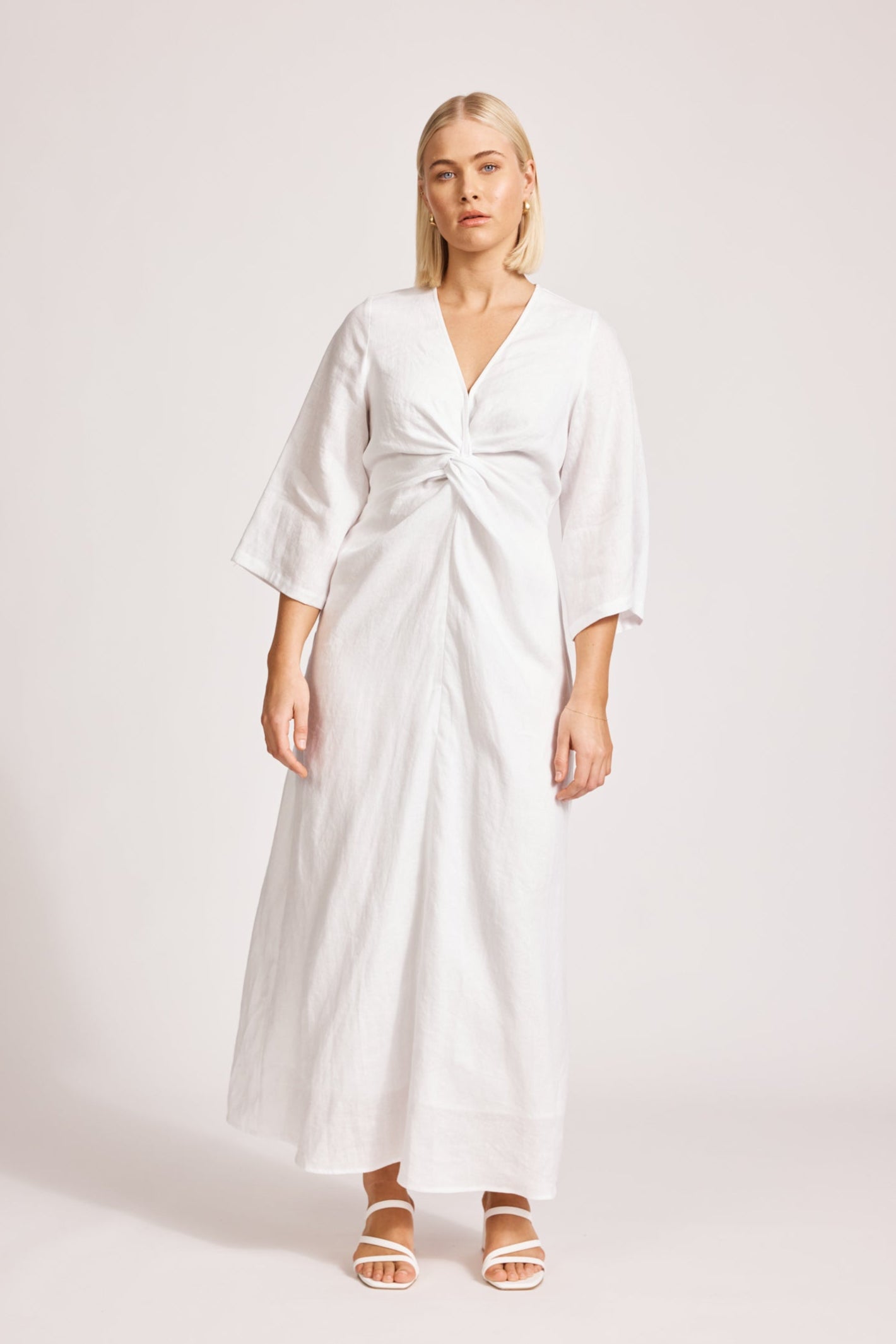 Miramar Twist Maxi Dress - White