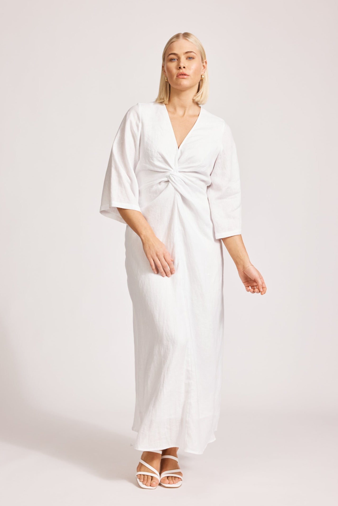 Miramar Twist Maxi Dress - White