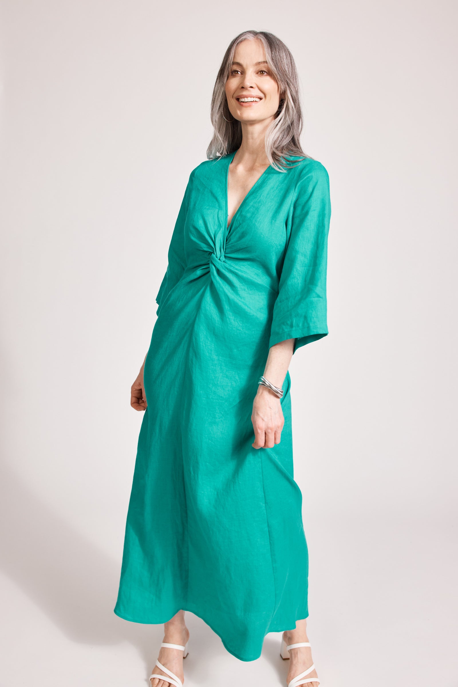 Miramar Twist Maxi Dress - Lagoon