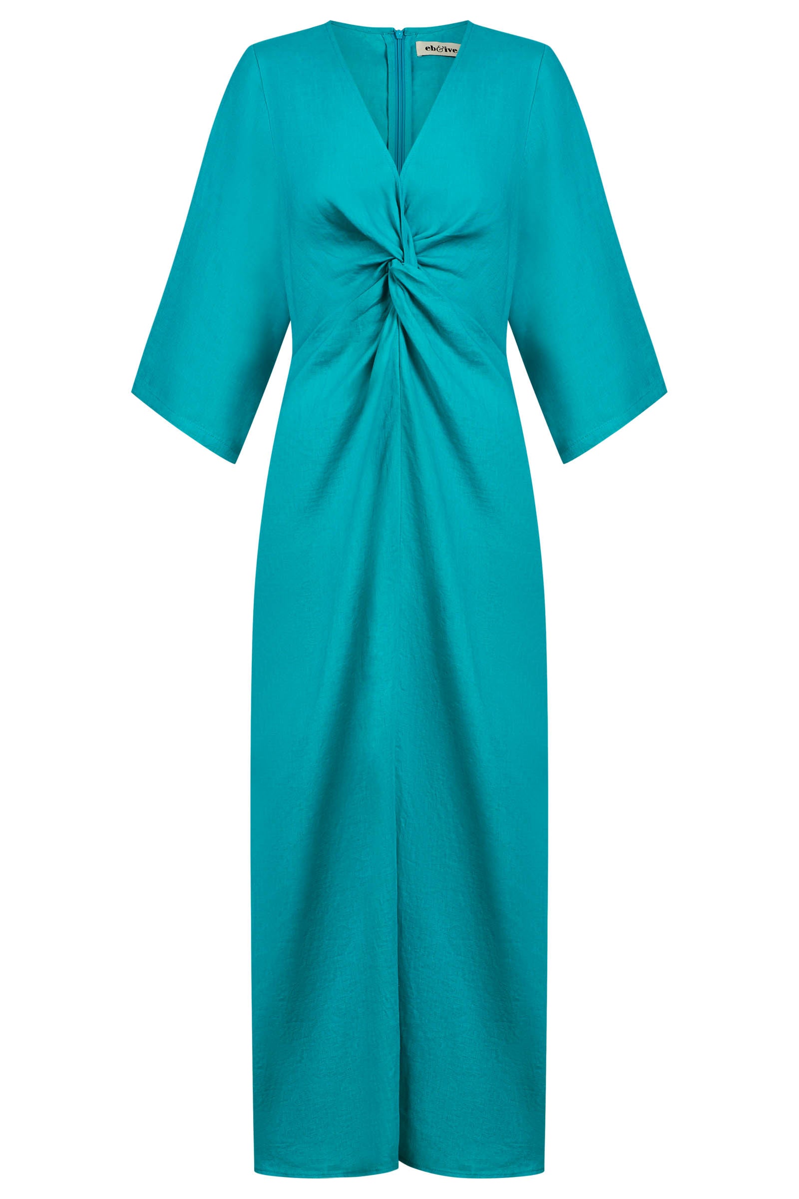 Miramar Twist Maxi Dress - Lagoon