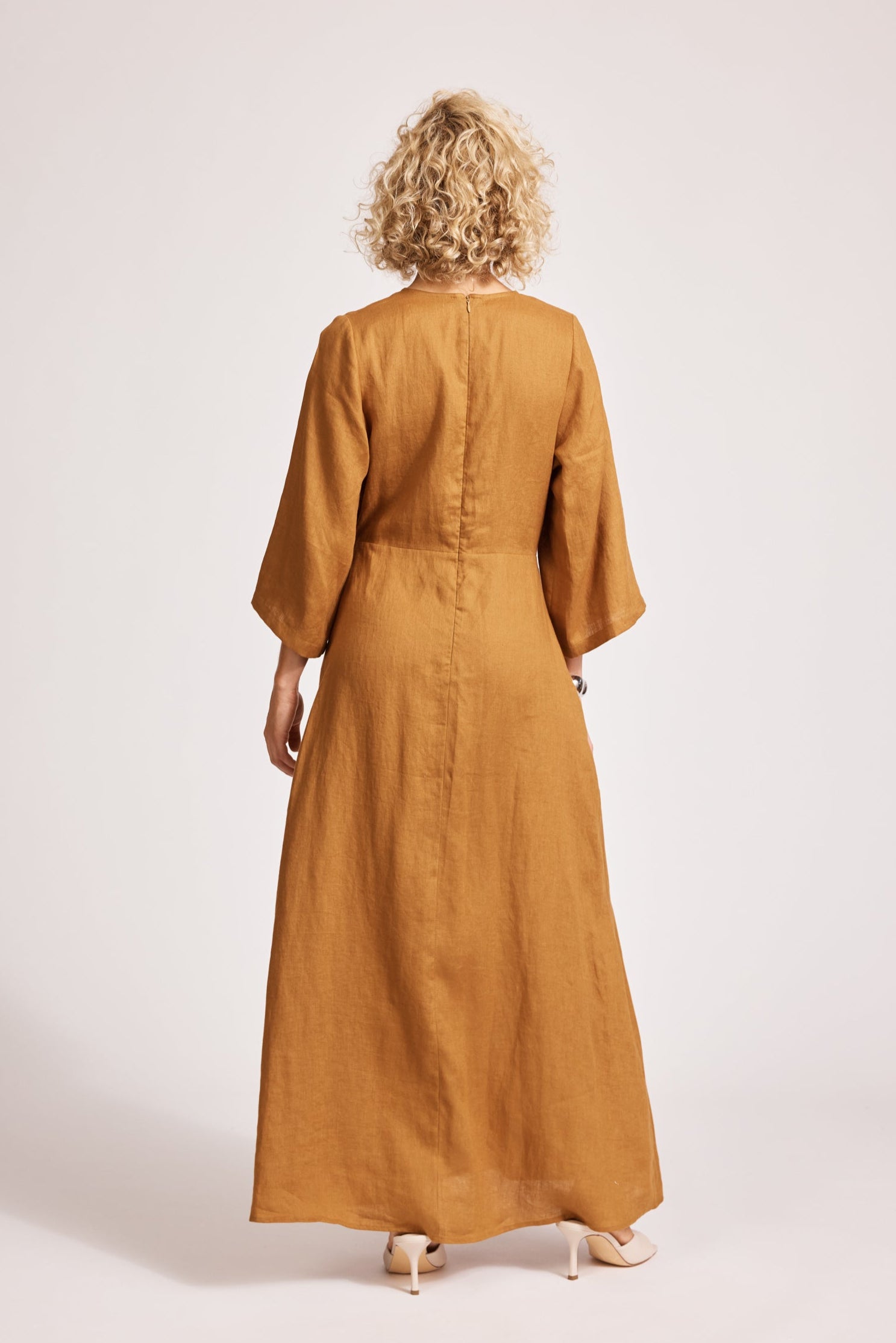 Miramar Twist Maxi Dress - Caramel
