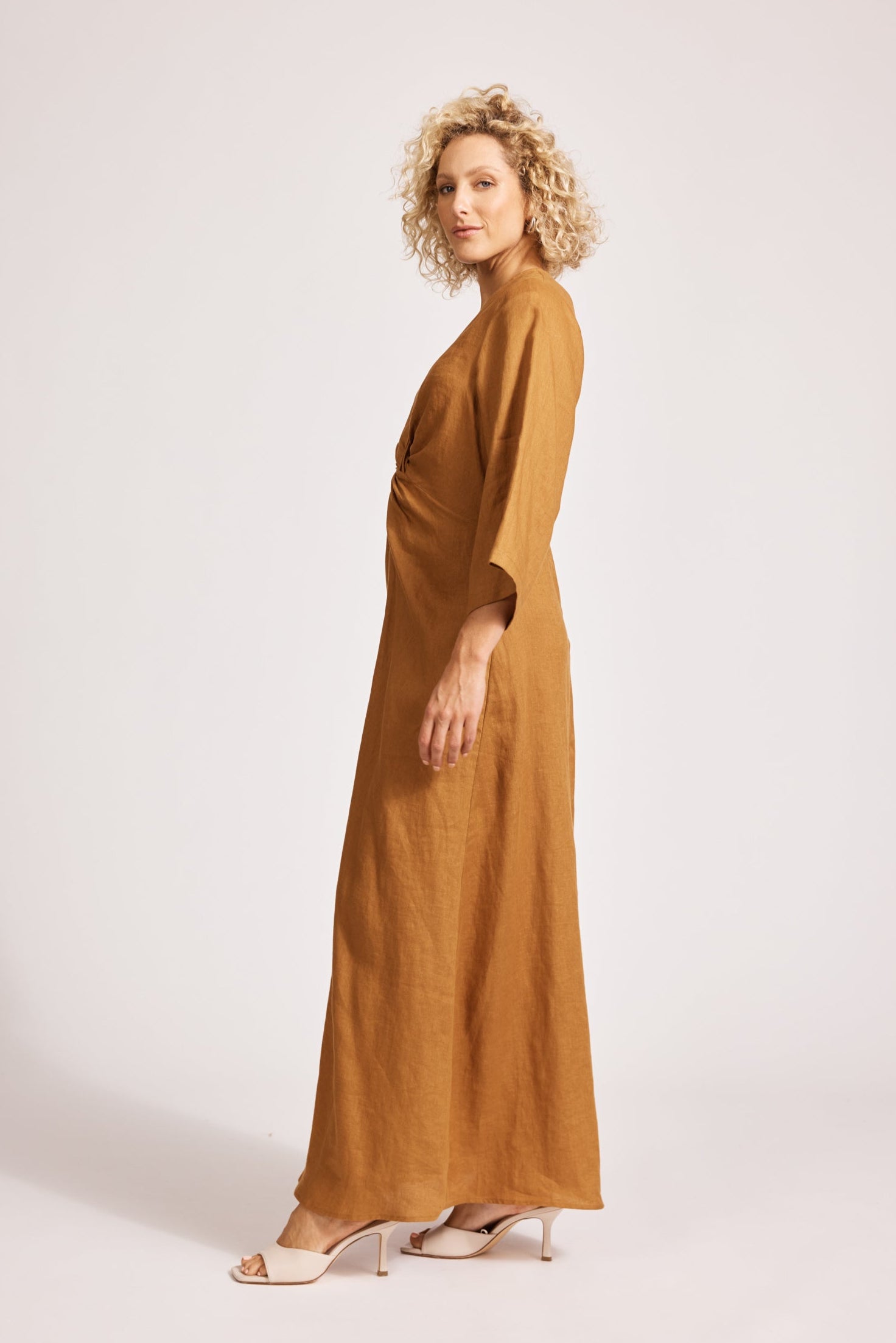 Miramar Twist Maxi Dress - Caramel