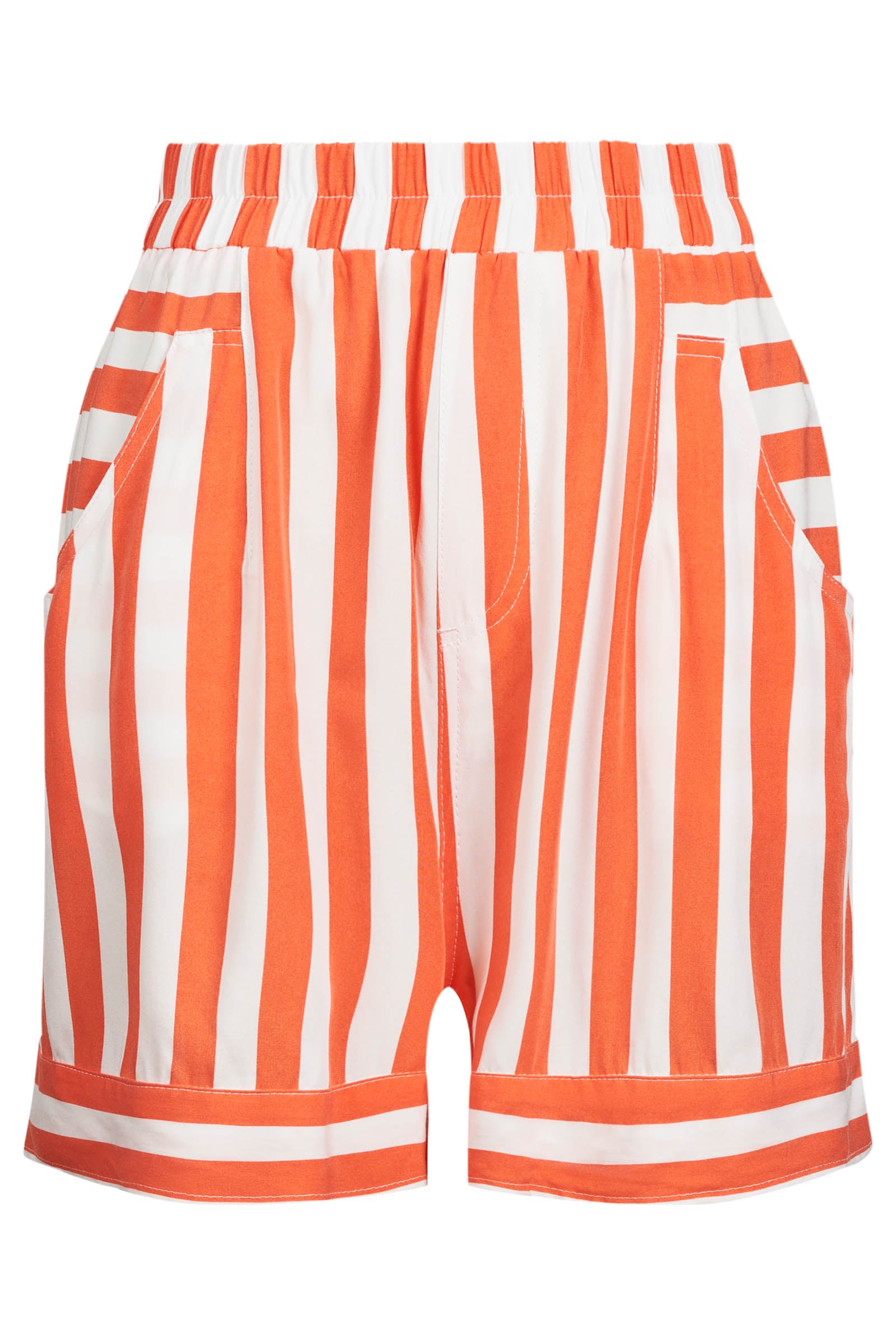 Treville Stripe Short - Coral