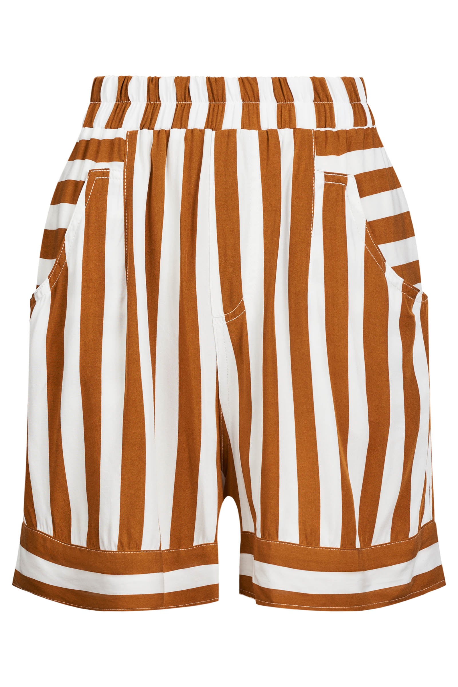 Treville Stripe Short - Caramel