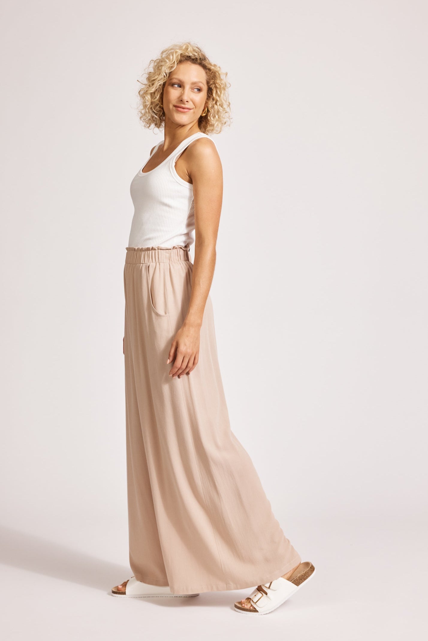 Alegria Palazzo Pant - Stone