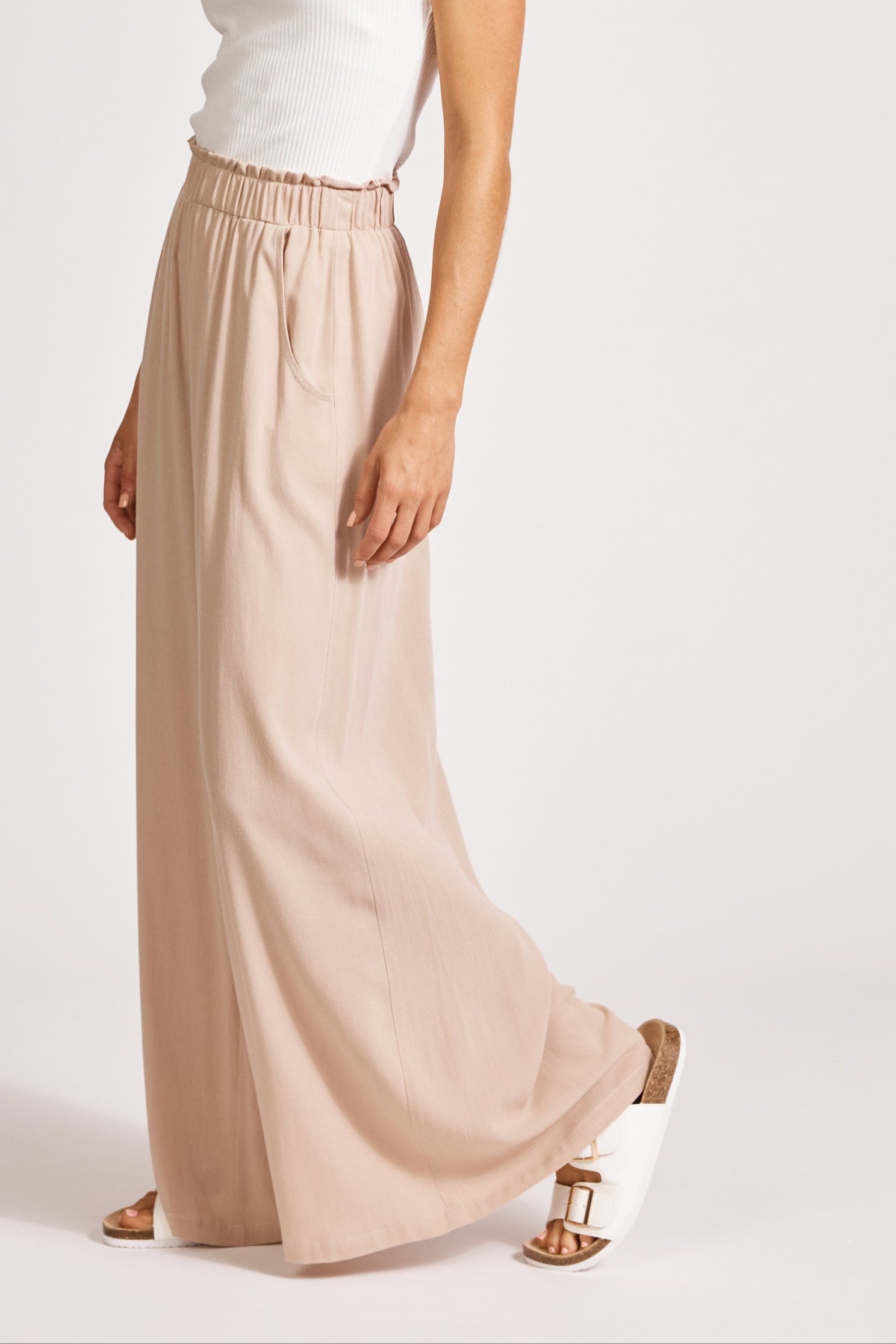 Alegria Palazzo Pant - Stone