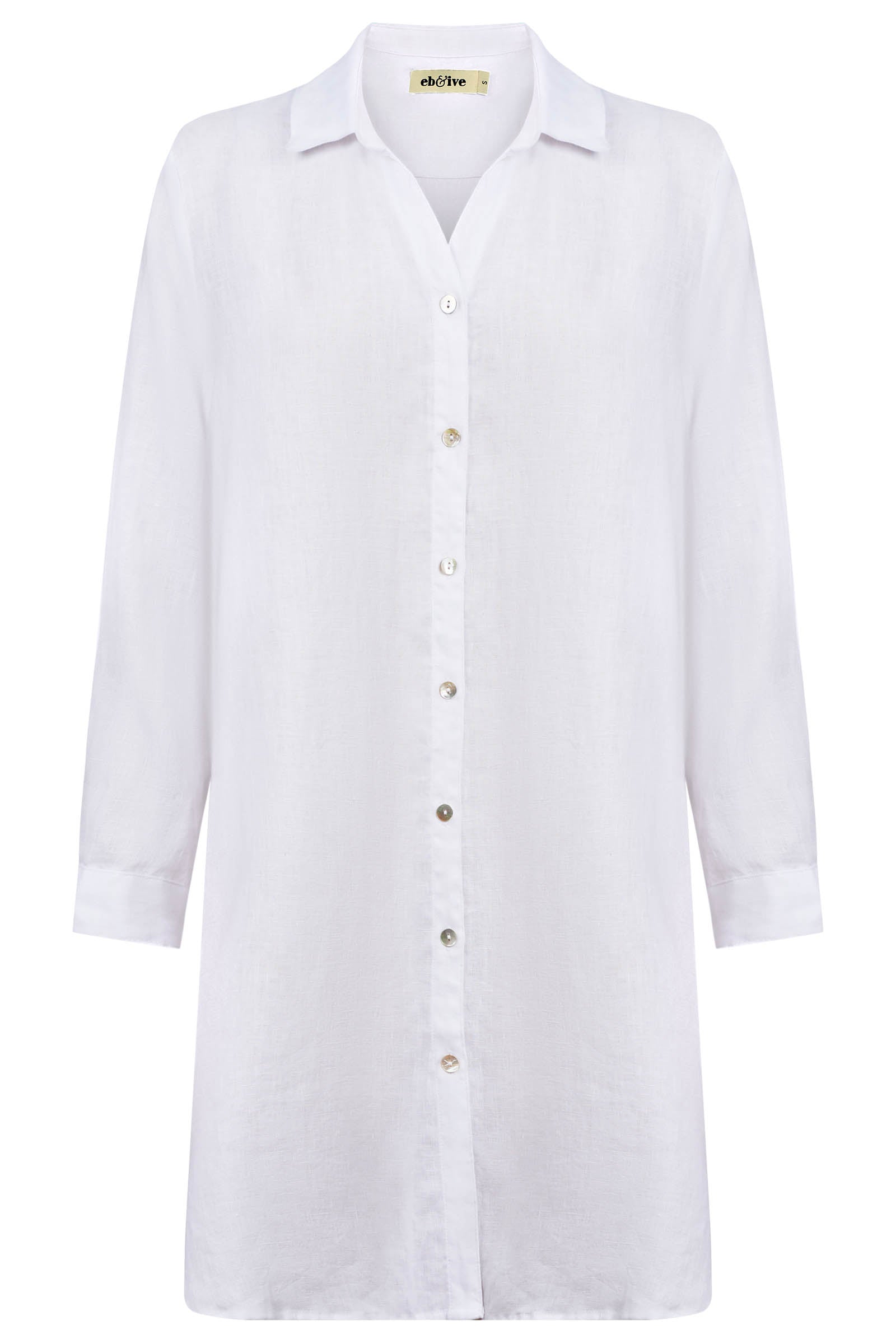 Miramar Shirt Dress - White
