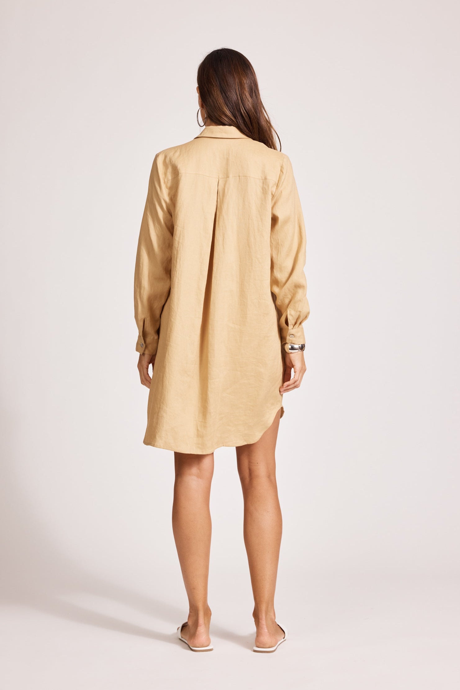 Miramar Shirt Dress - Camel