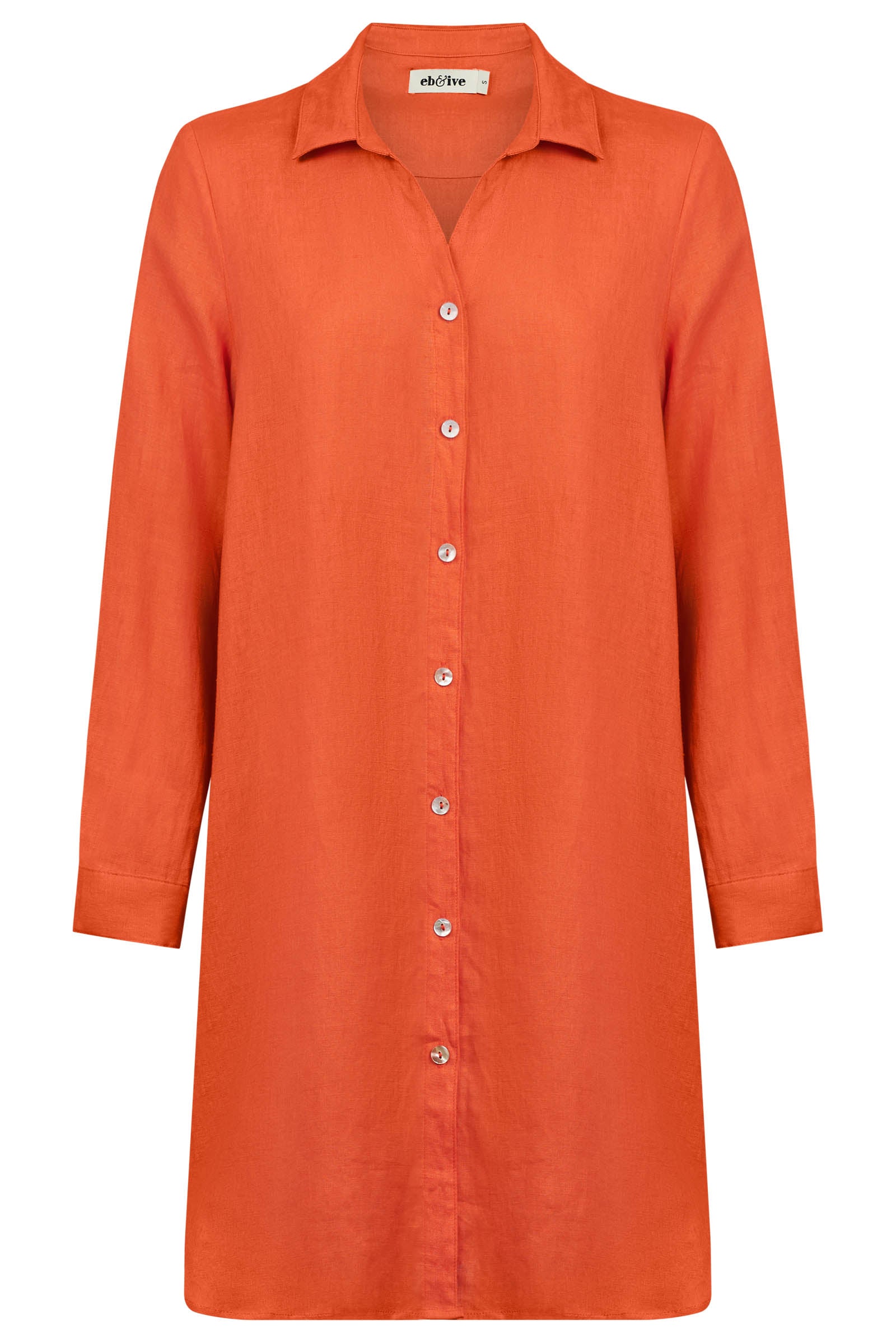 Miramar Shirt Dress - Coral