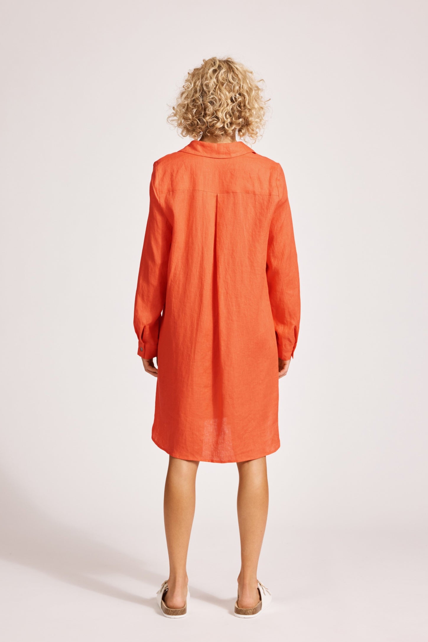 Miramar Shirt Dress - Coral