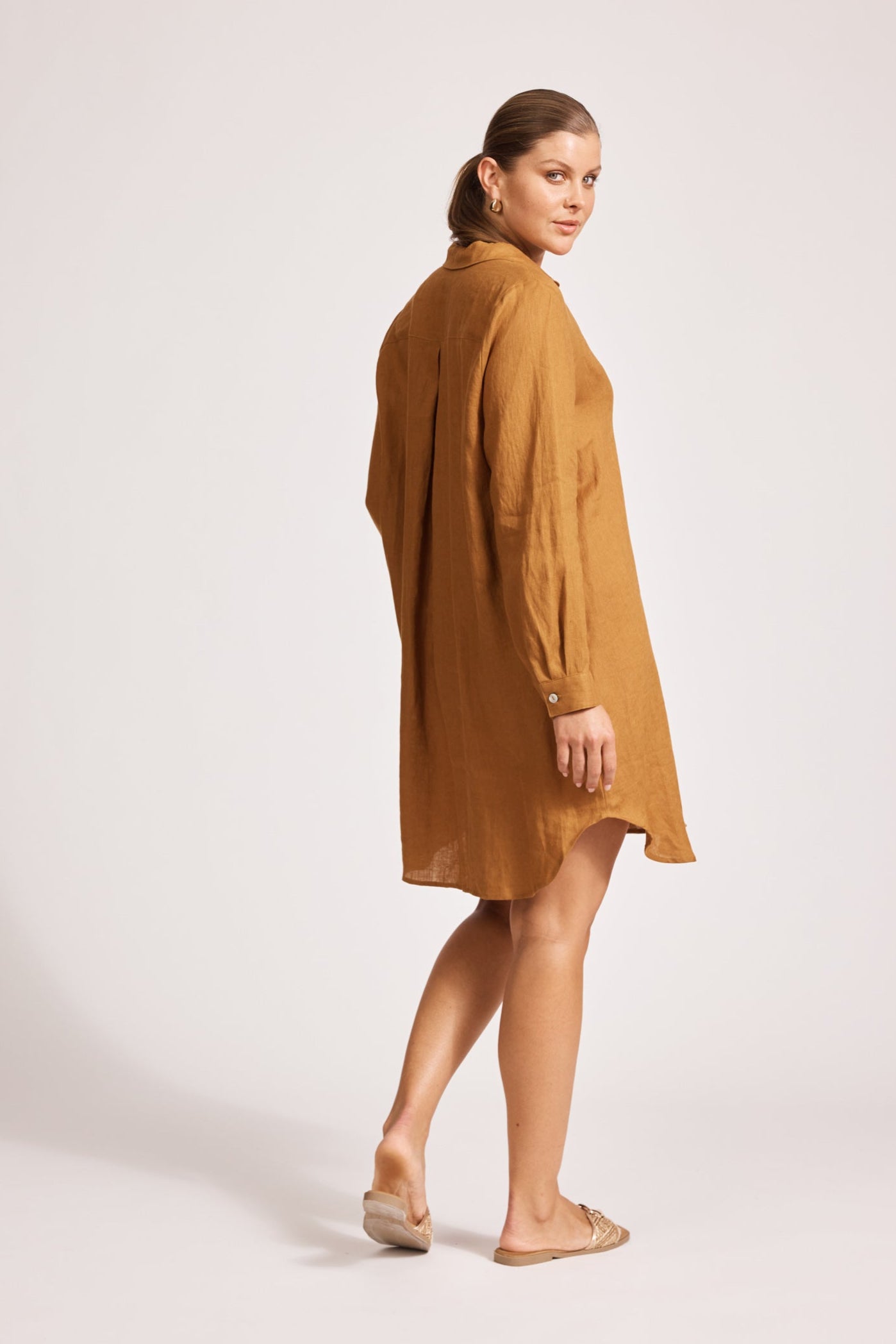 Miramar Shirt Dress - Caramel