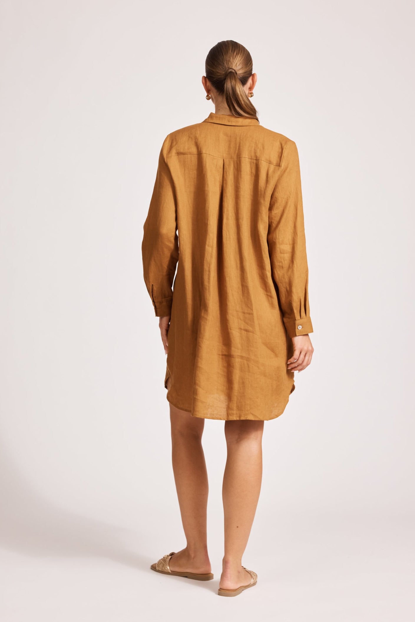Miramar Shirt Dress - Caramel