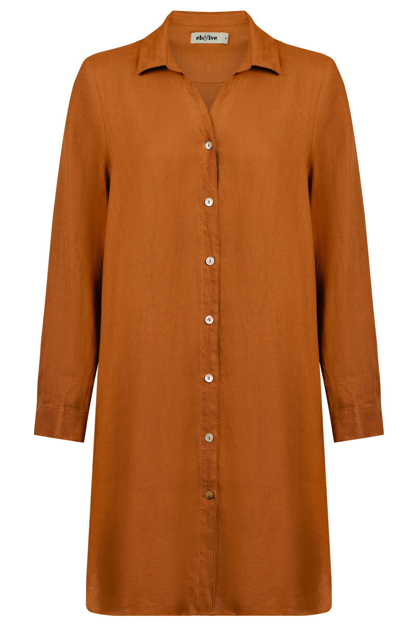 Miramar Shirt Dress - Caramel