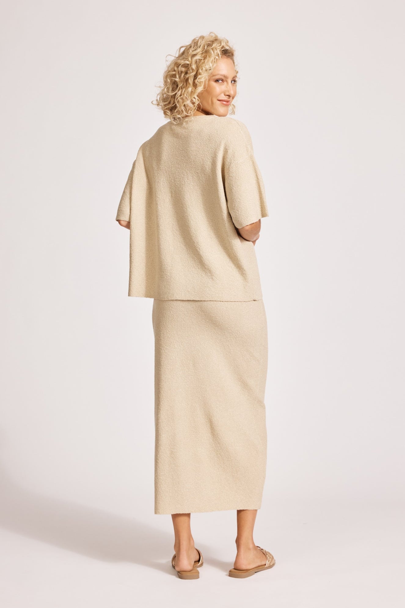 Alcazar Knit Top - Clay