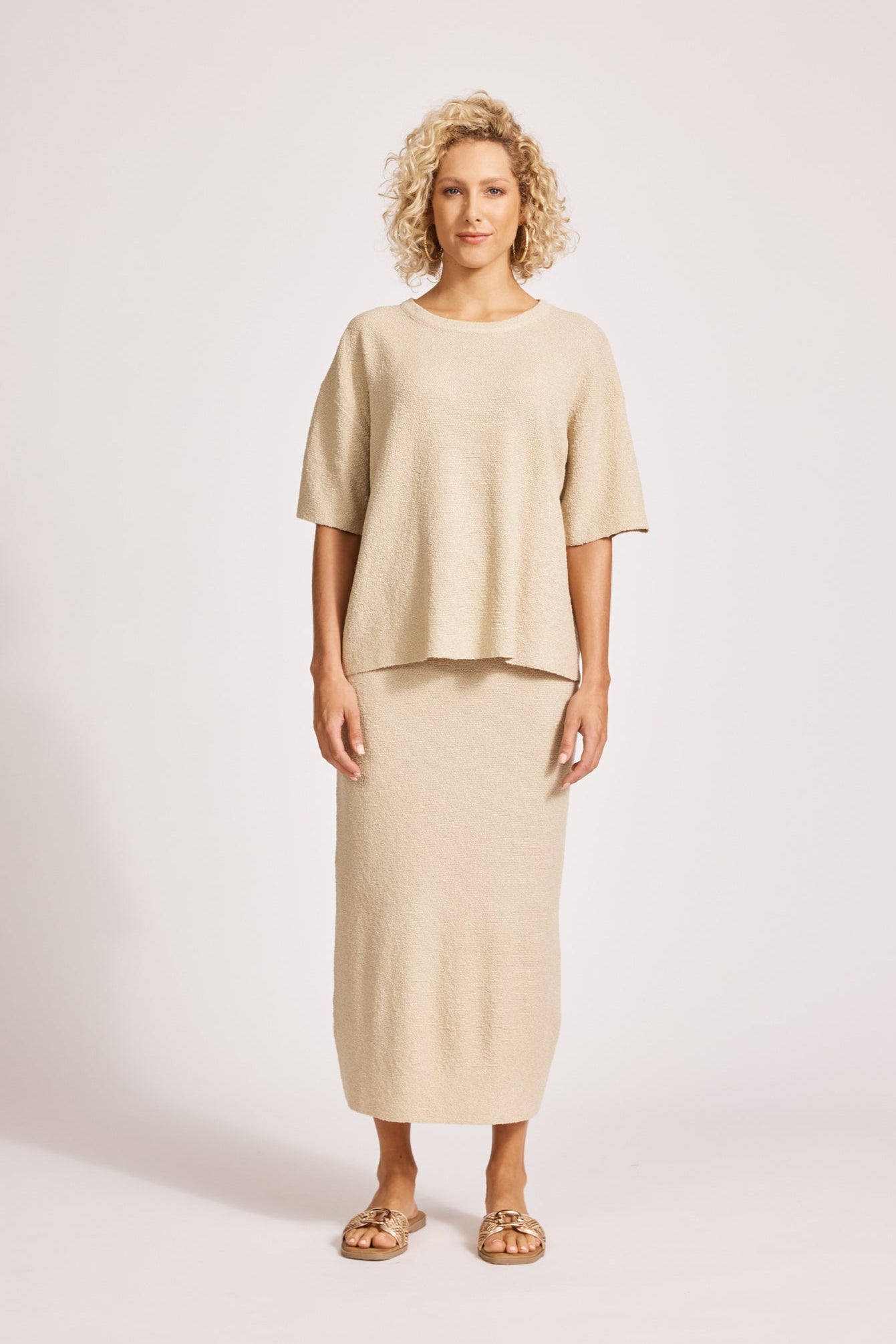 Alcazar Knit Top - Clay