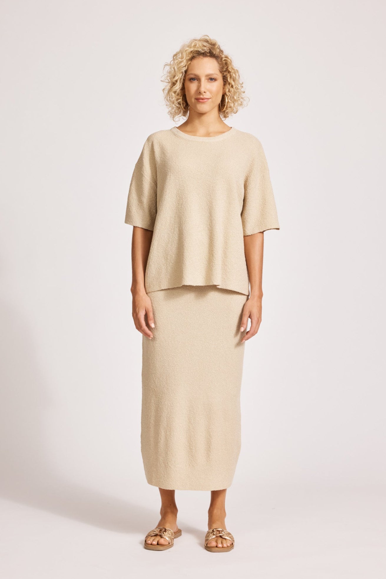 Alcazar Knit Top - Clay